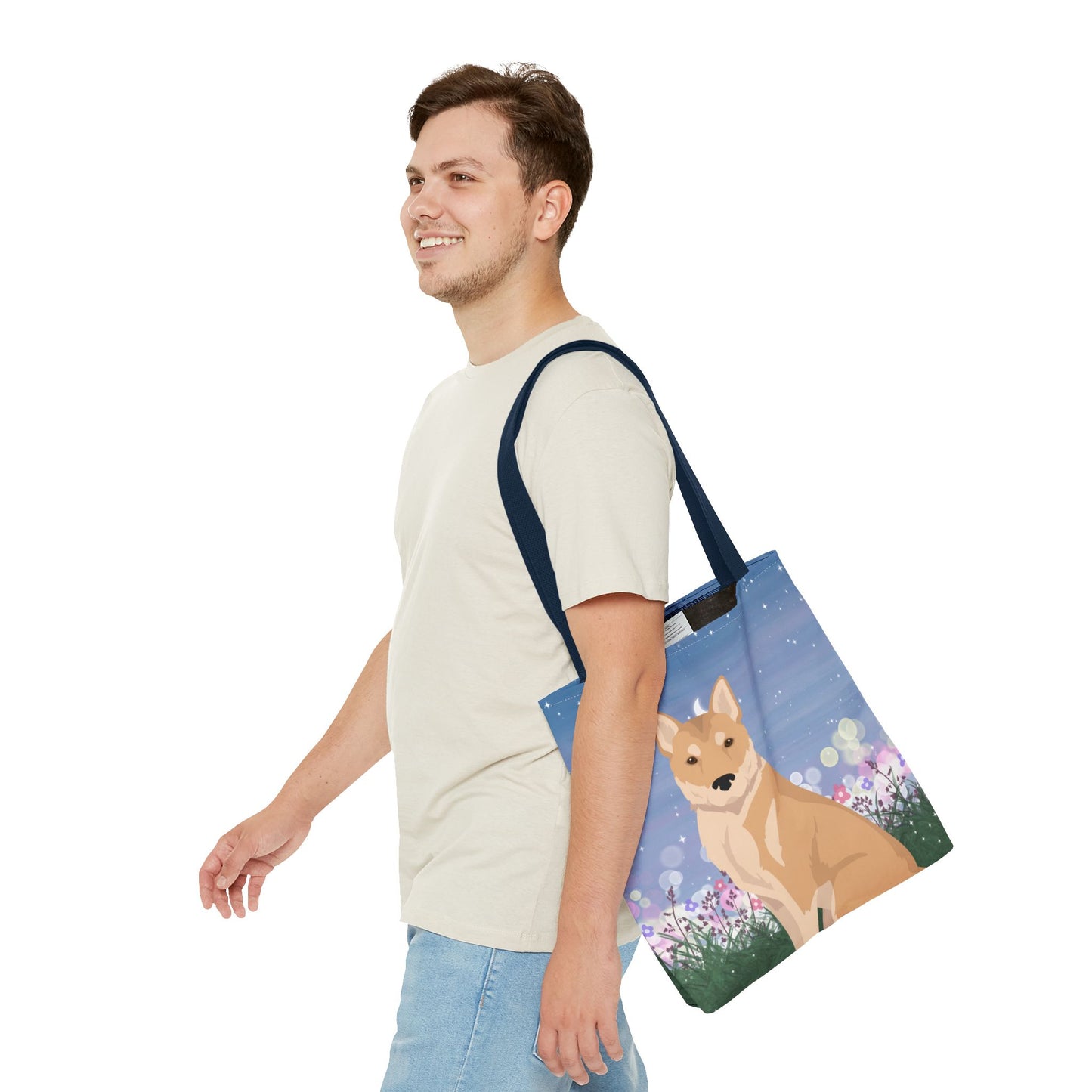 Korean Jindo Dog Tote Bag 16x16