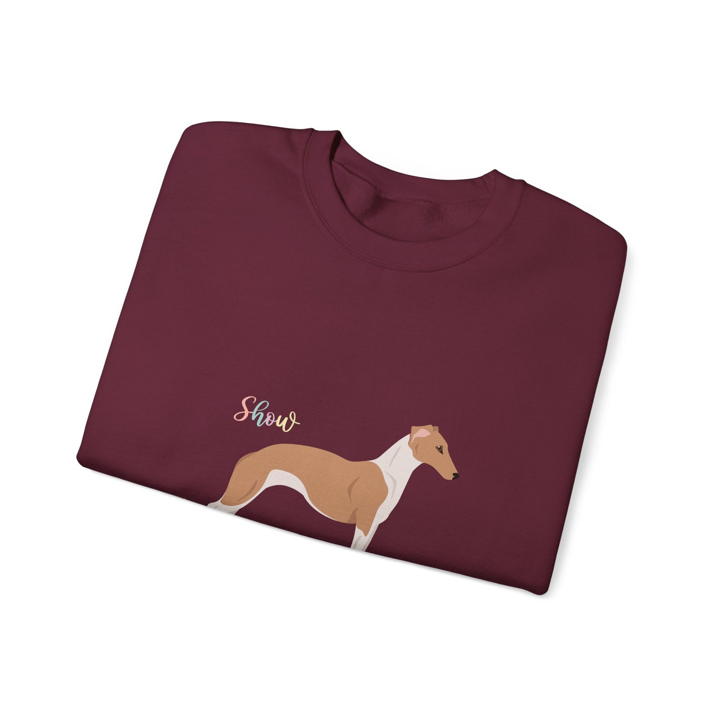 Whippet Dog Unisex Heavy Blend Crewneck Sweatshirt