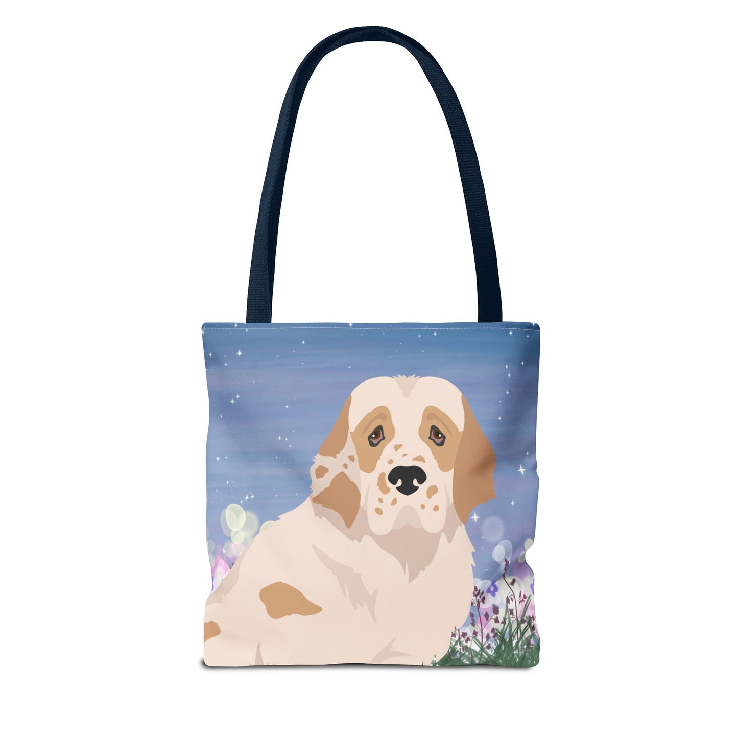 Clumber Spaniel Dog Tote Bag 13x13