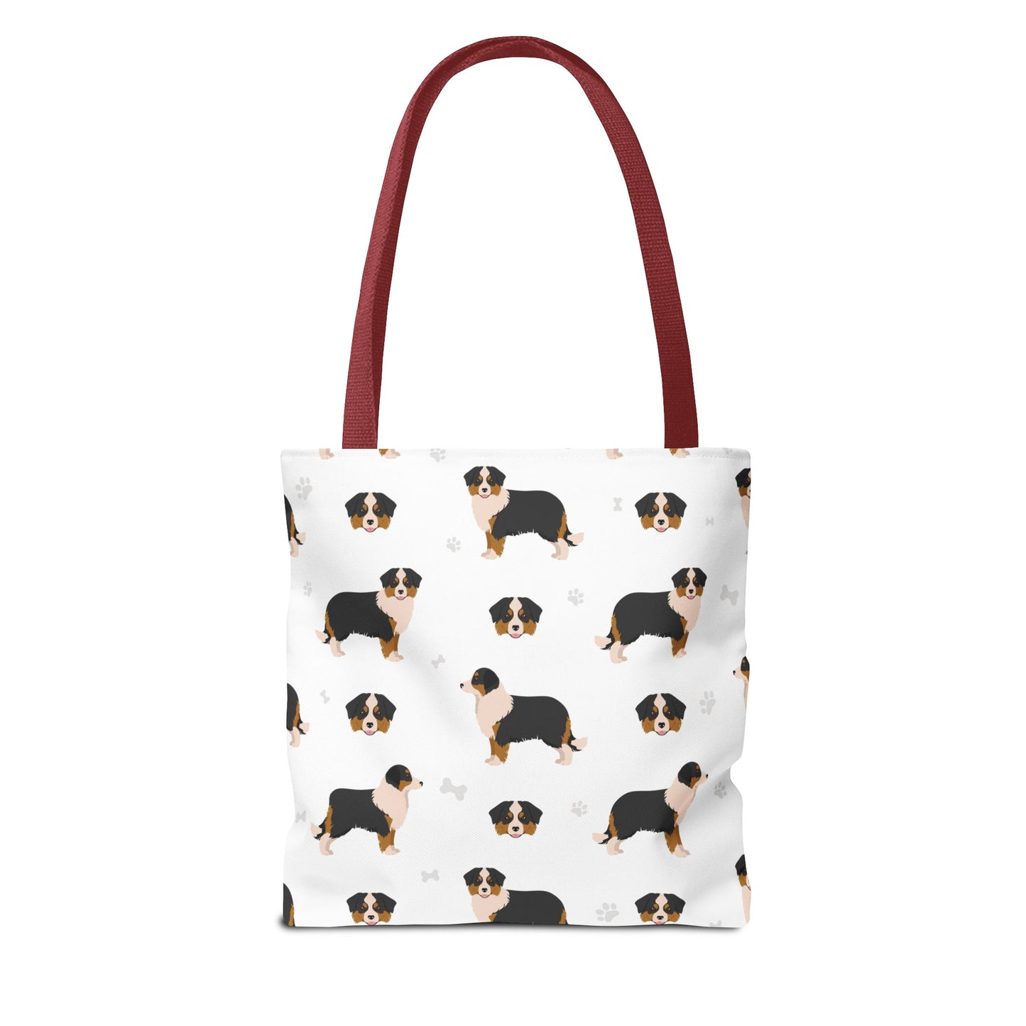 Miniature Australian Shepherd Dog Tote Bag, Aussie Dog Mom Gift
