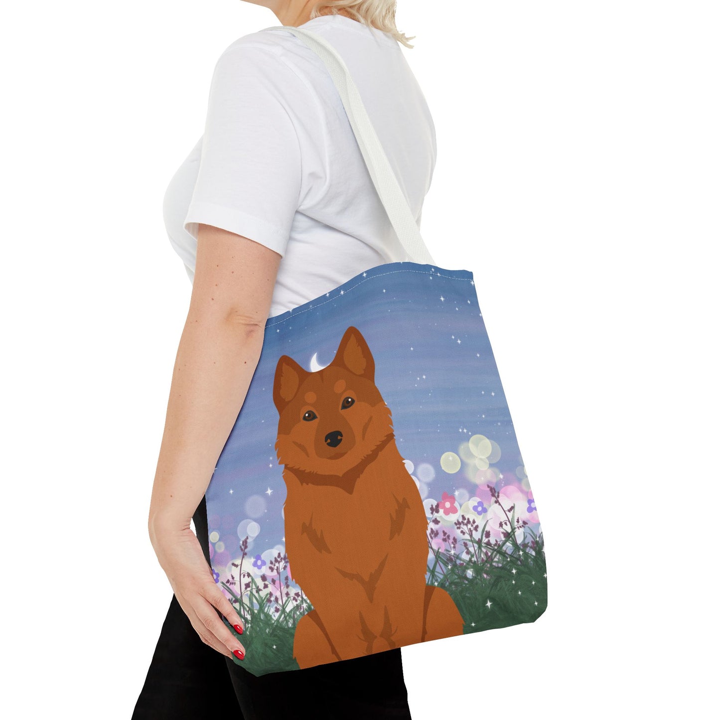 Finnish Spitz Dog Tote Bag 16x16