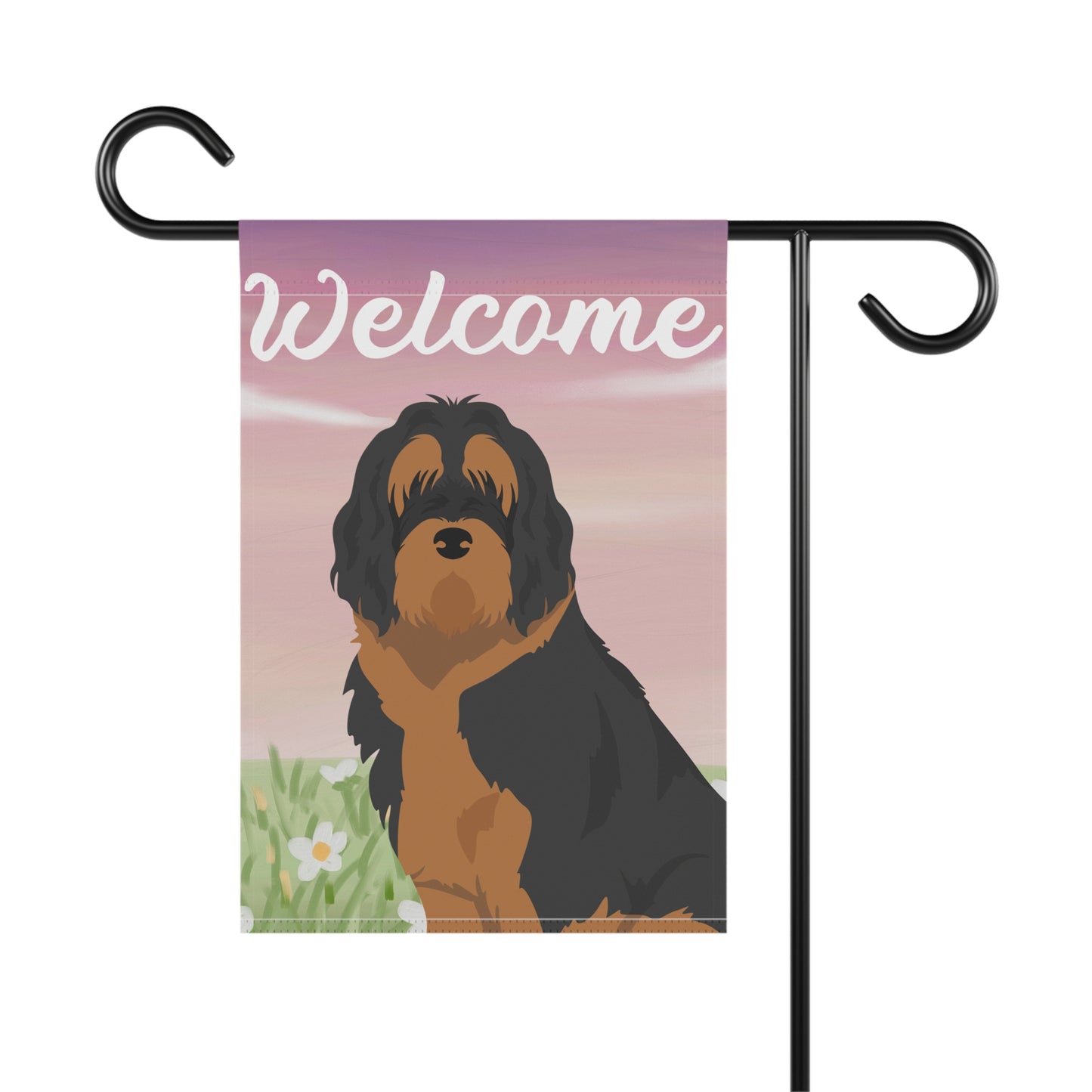 Otterhound Dog Welcome Garden Flag