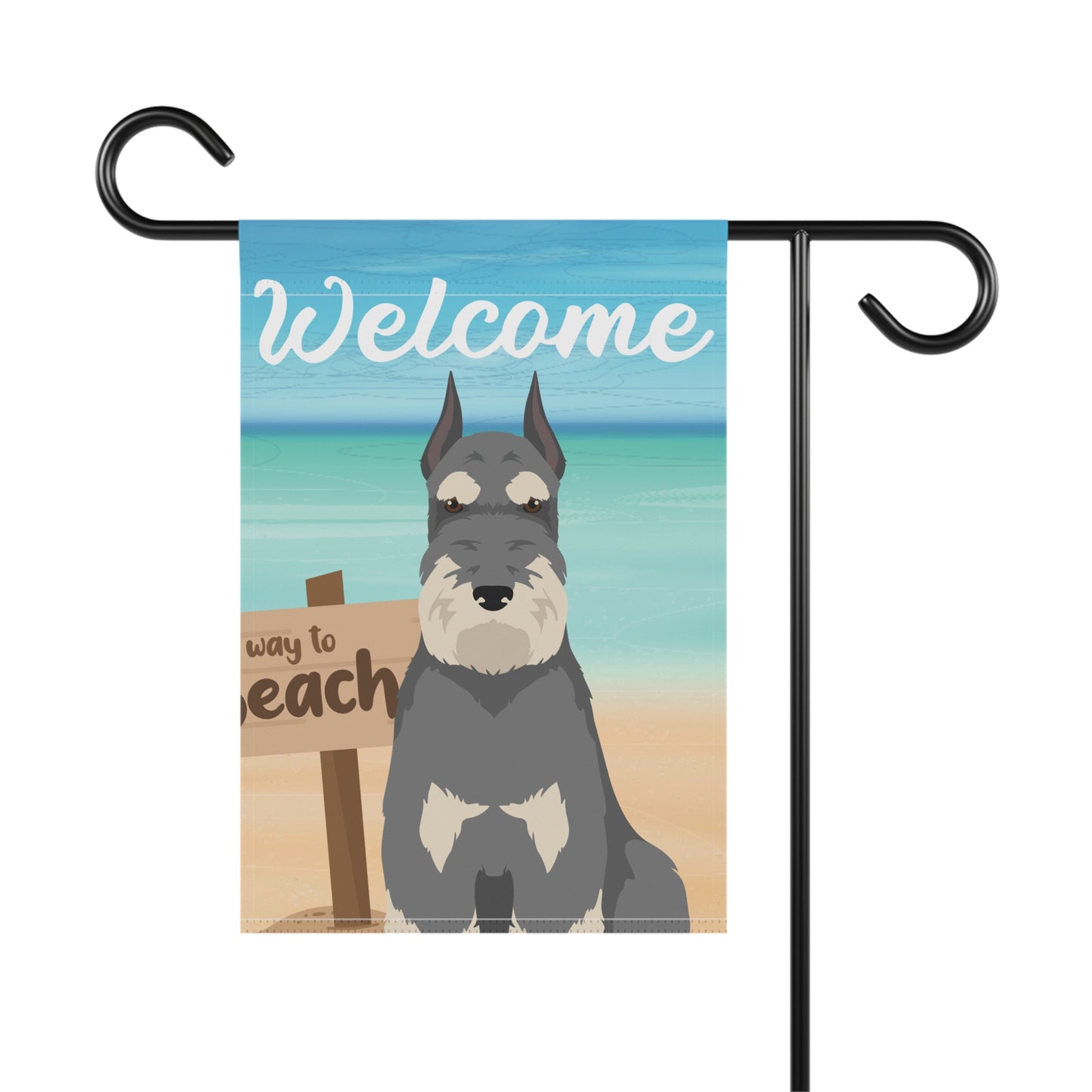 Schnauzer Dog Garden Flag