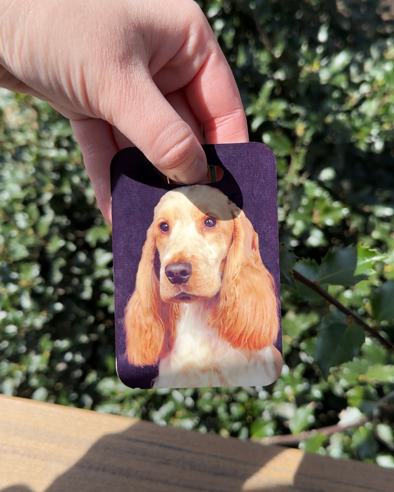 English Cocker Spaniel Dog Luggage Tag