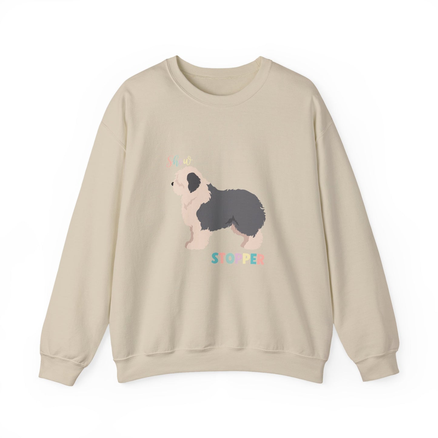 Old English Sheepdog Dog Unisex Heavy Blend Crewneck Sweatshirt