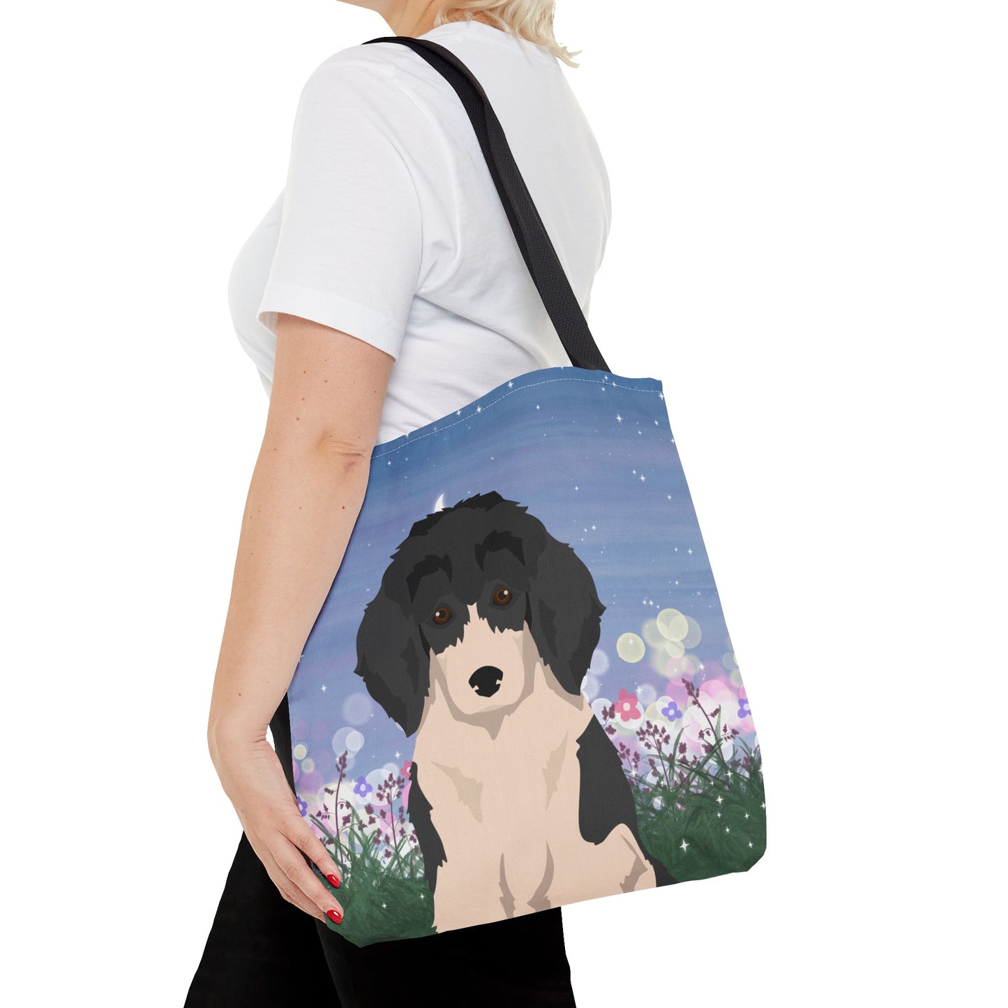 Poodle Dog Tote Bag 16x16