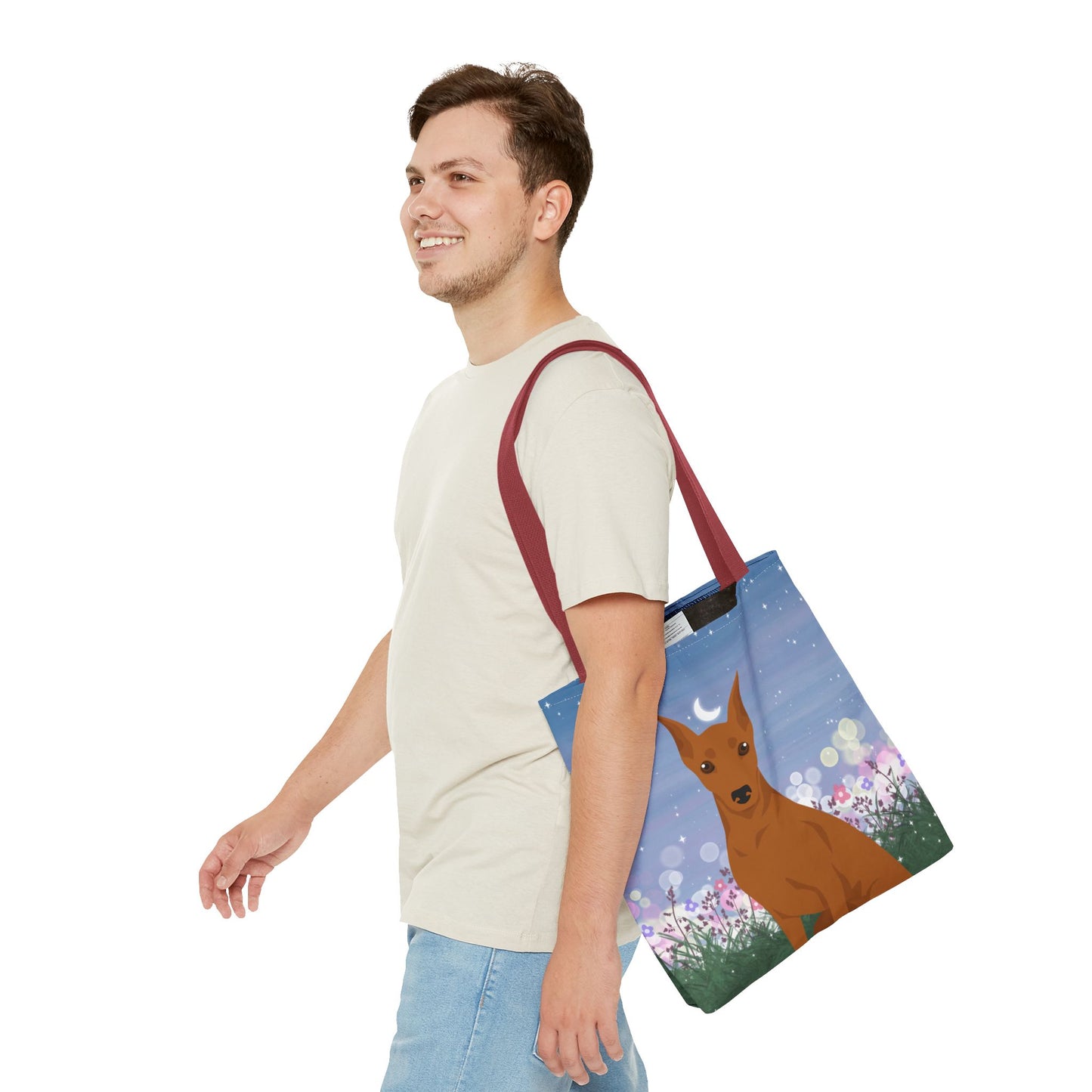 German Pinscher Dog Tote Bag 16x16