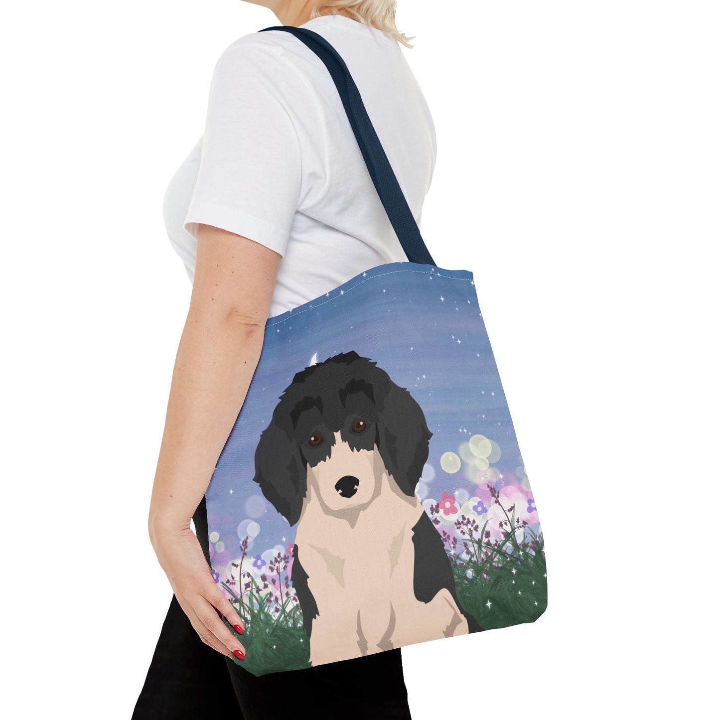Poodle Dog Tote Bag 16x16