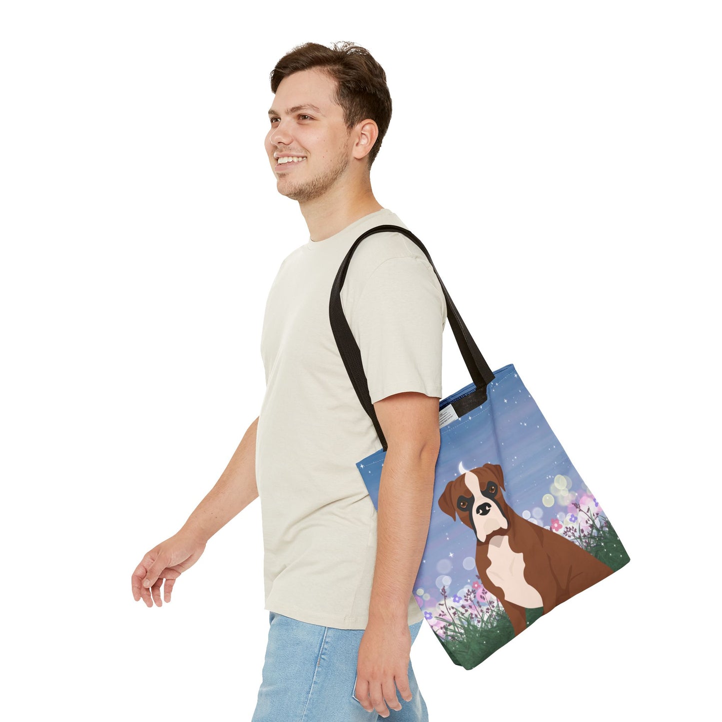 Boxer Dog Tote Bag 16x16