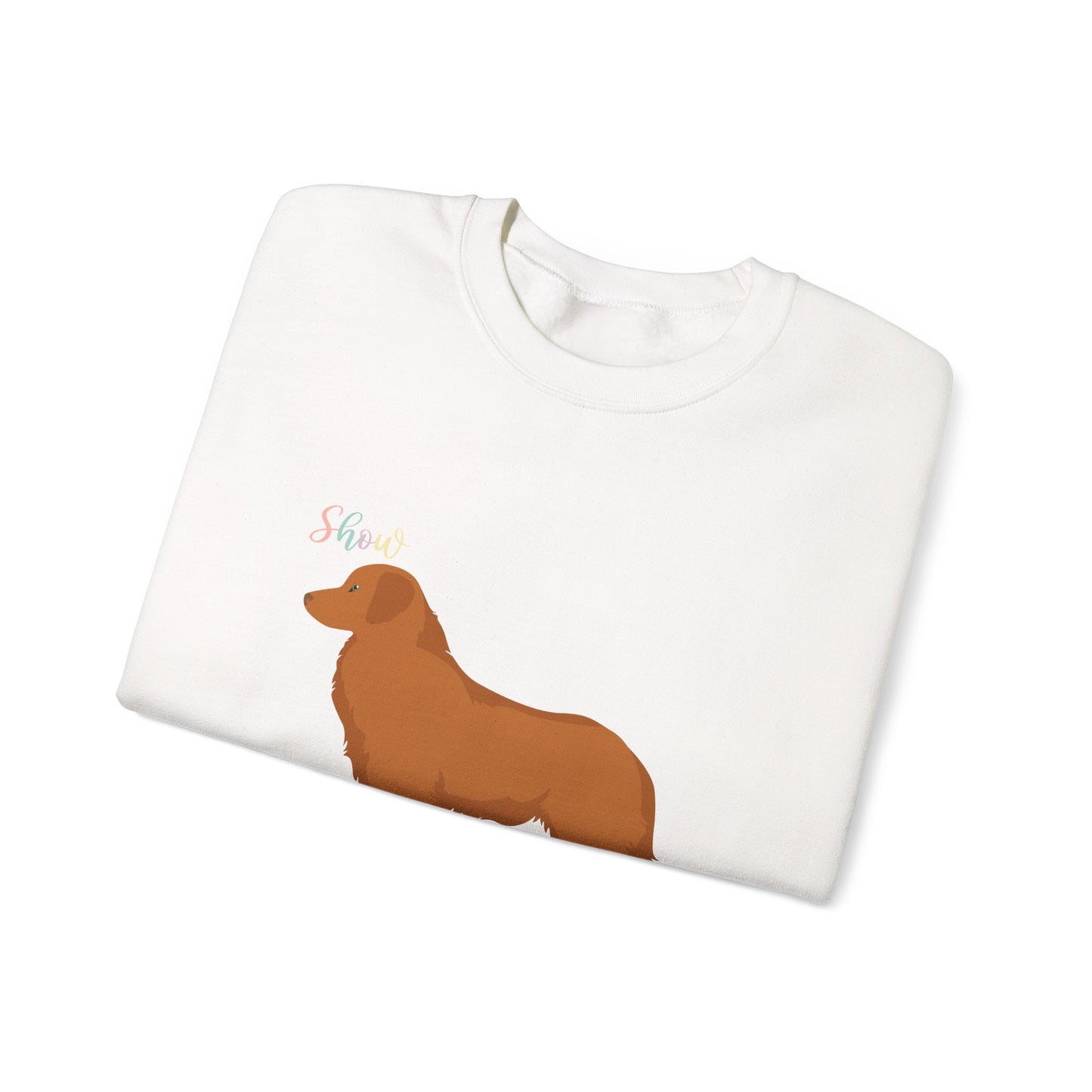 Nova Scotia Duck Tolling Retriever Dog Unisex Heavy Blend Crewneck Sweatshirt