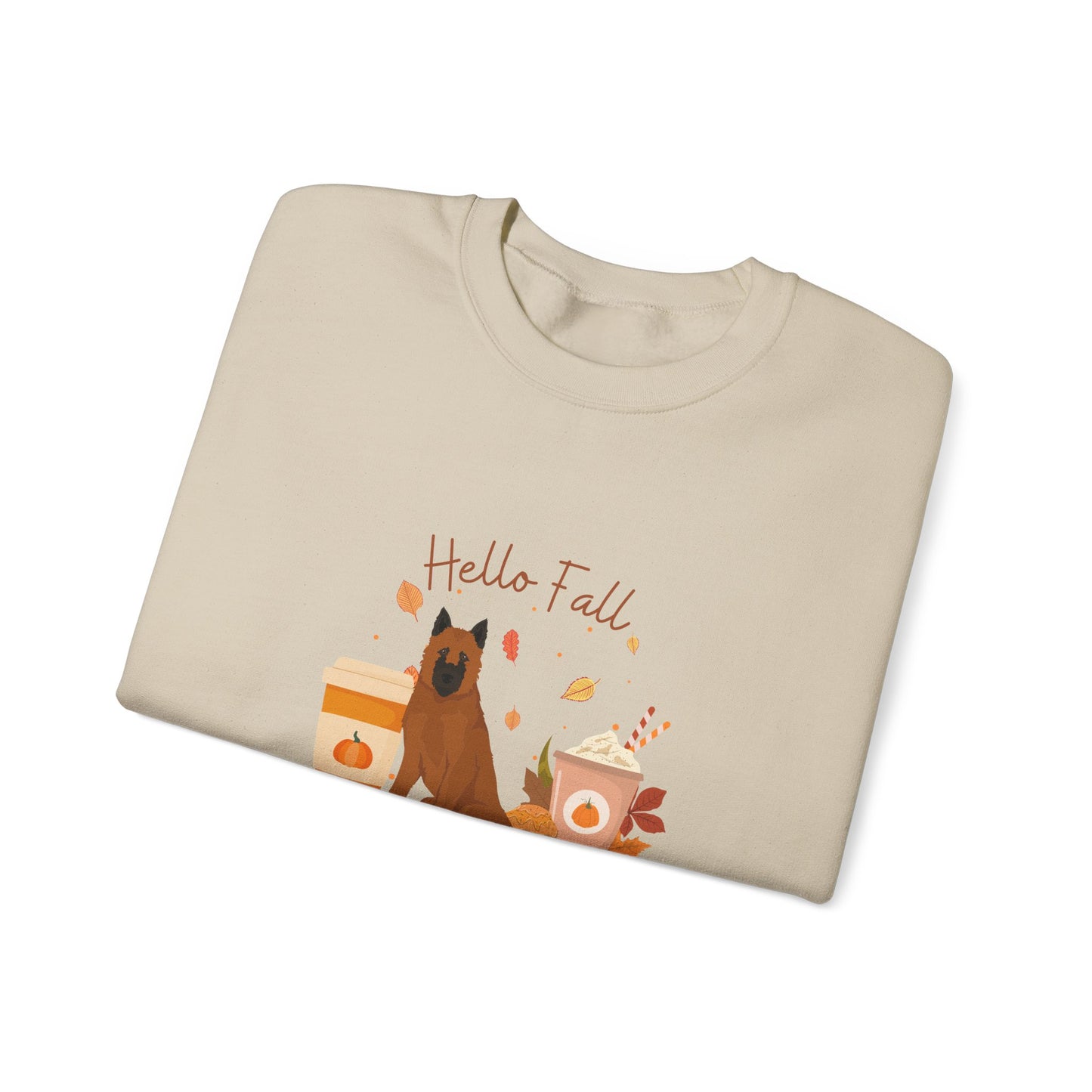 Belgian Laekenois Dog Fall Unisex Heavy Blend Crewneck Sweatshirt