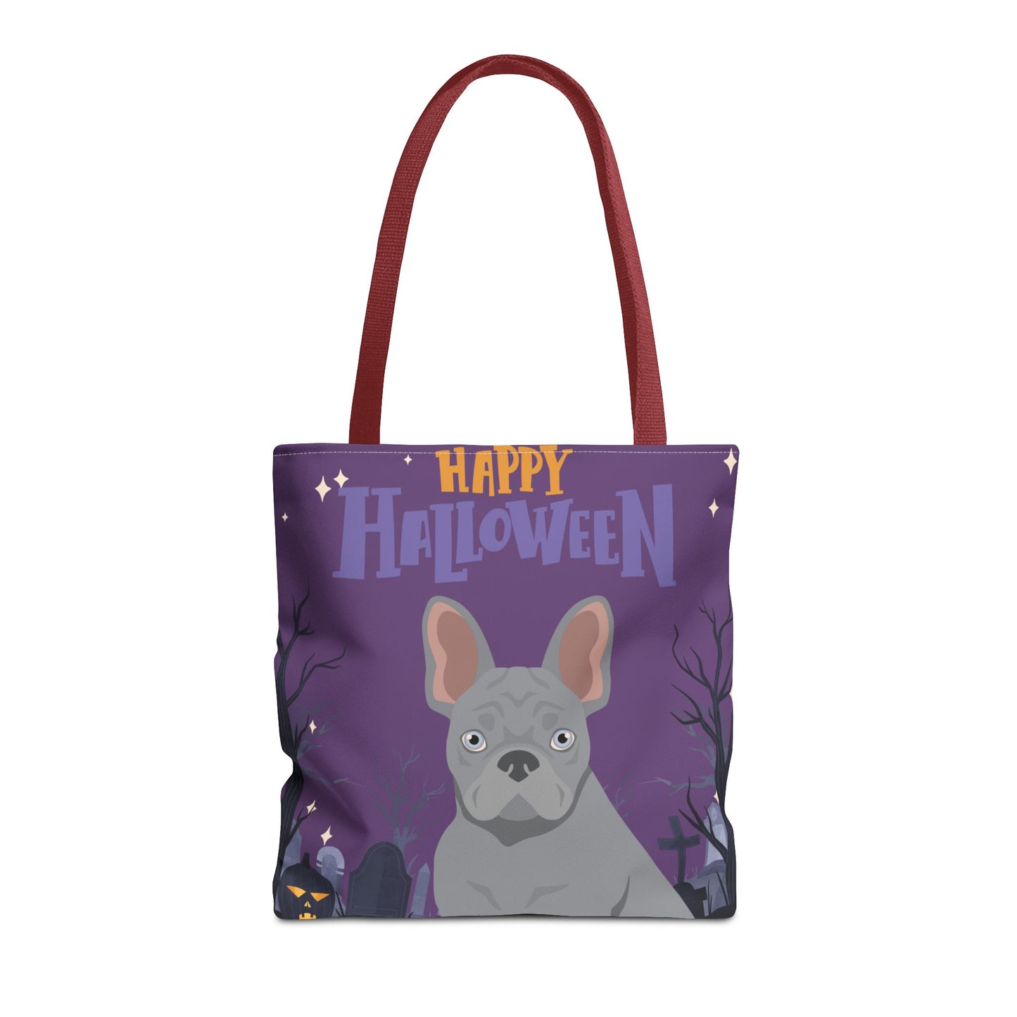 French Bulldog Dog Happy Halloween Tote Bag 16x16