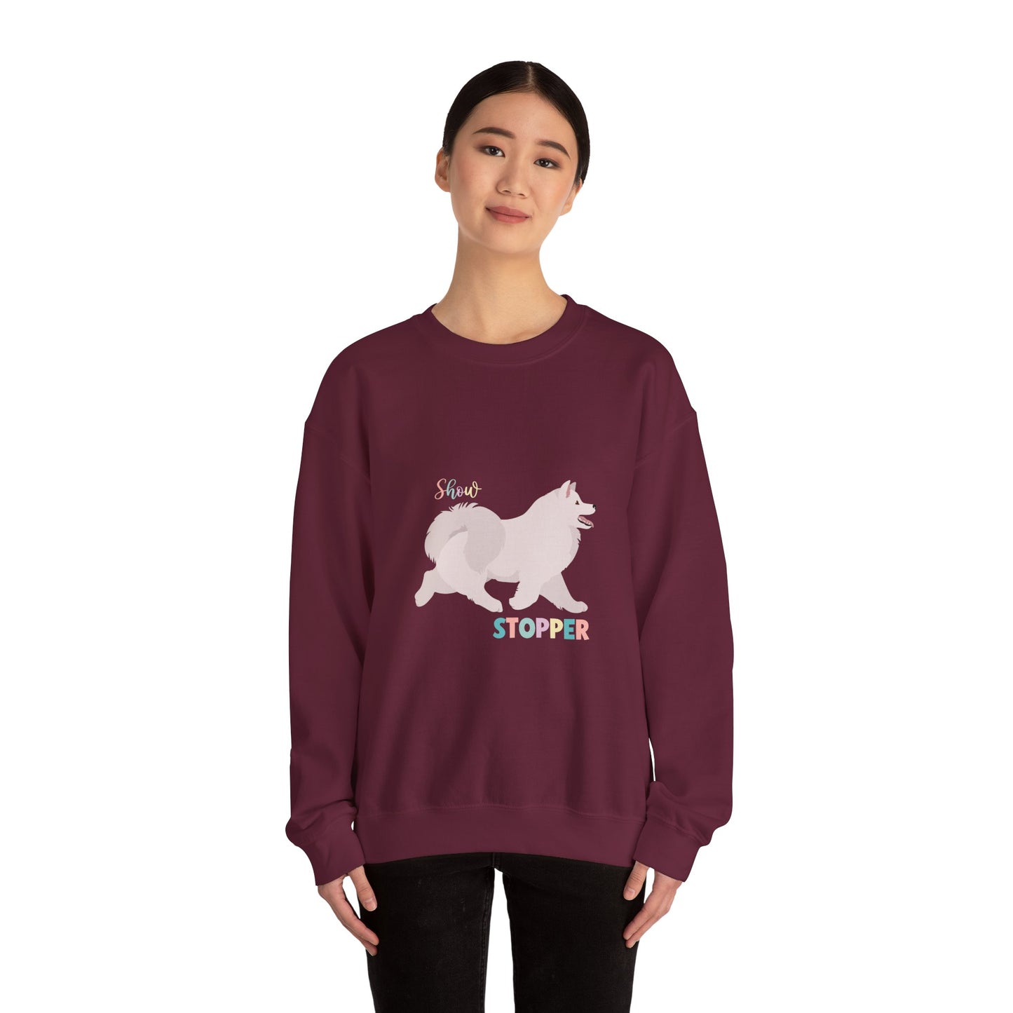 Samoyed Dog Unisex Heavy Blend Crewneck Sweatshirt