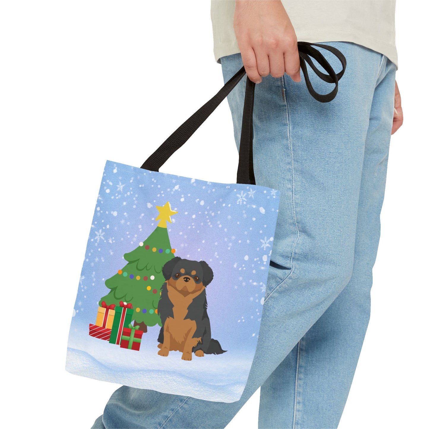 Tibetan Spaniel Dog Tote Bag, Dog Mom Gift
