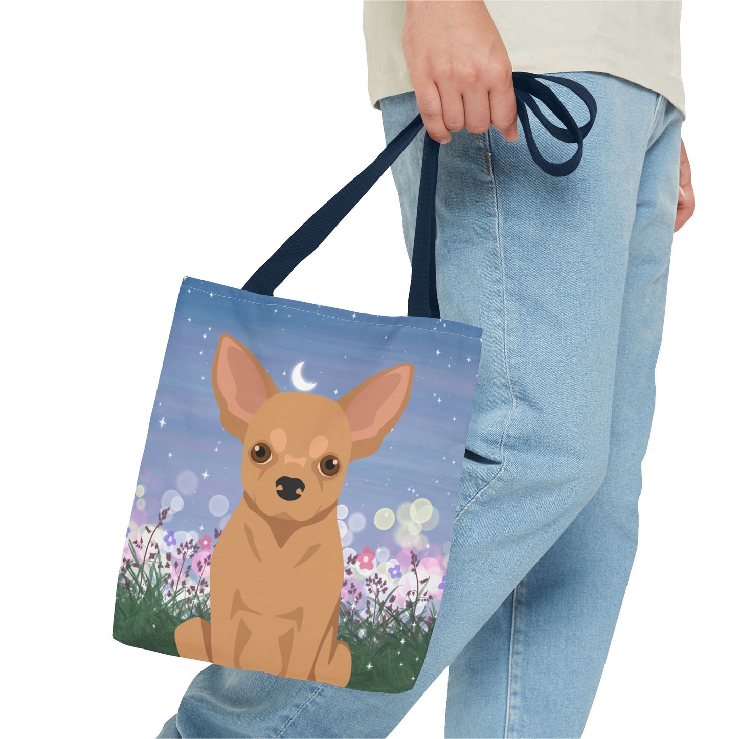 Chihuahua Dog Tote Bag 13x13