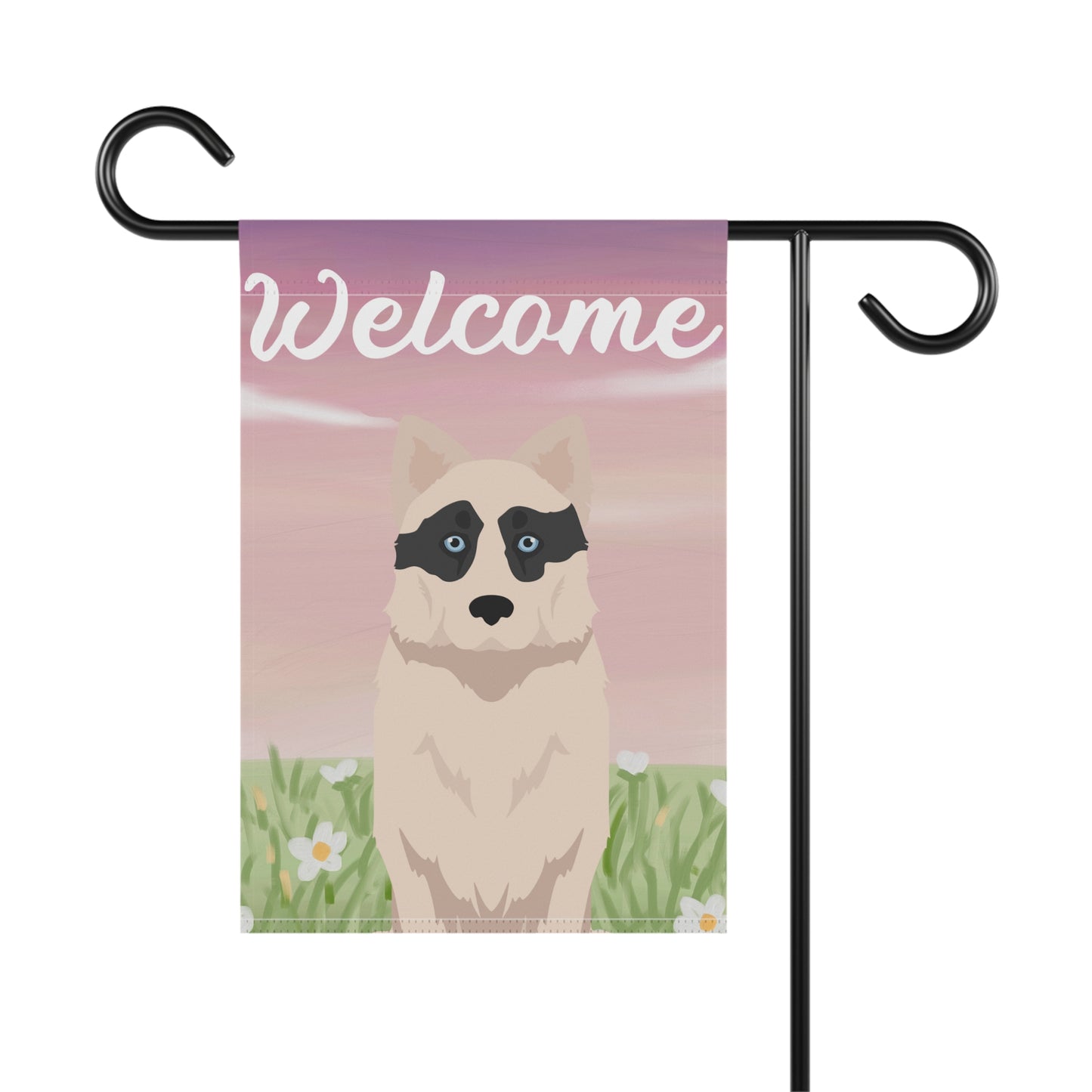Yakutian Laika Dog Welcome Garden Flag