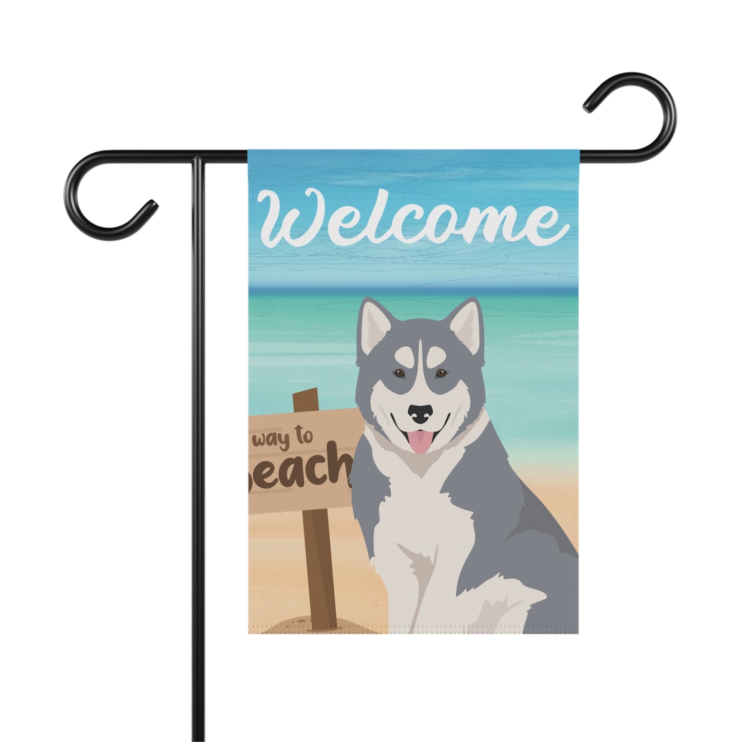 Canadian Inuit Dog Dog Garden Flag