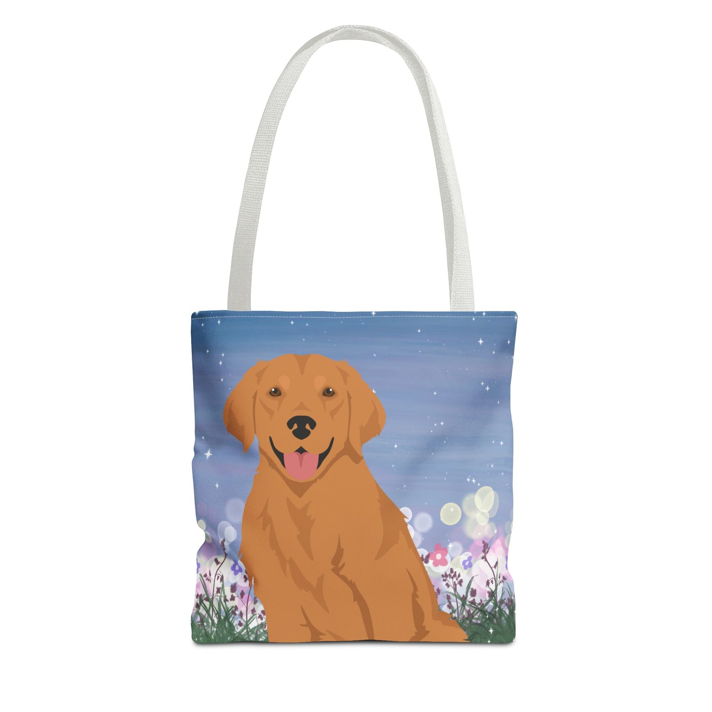 Golden Retriever Dog Tote Bag 13x13