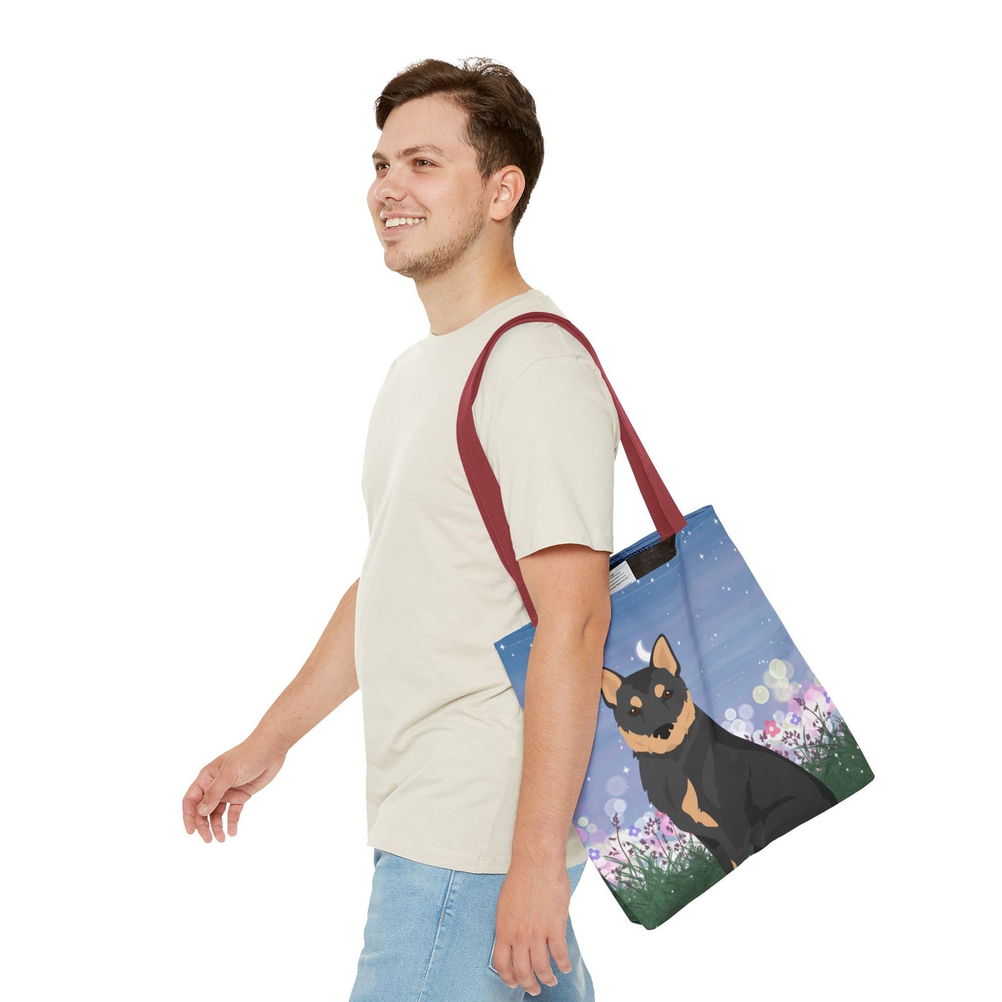 Korean Jindo Dog Tote Bag 16x16