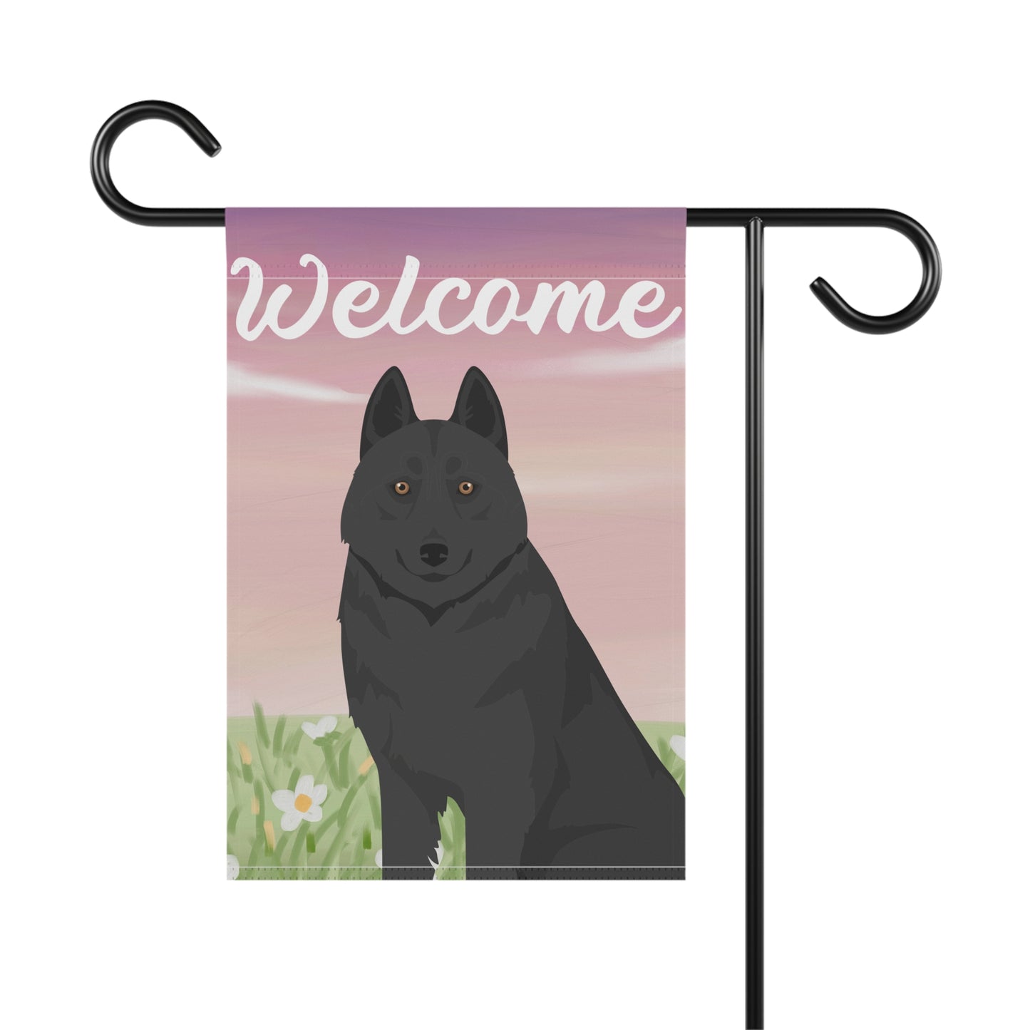Siberian Husky Dog Welcome Garden Flag