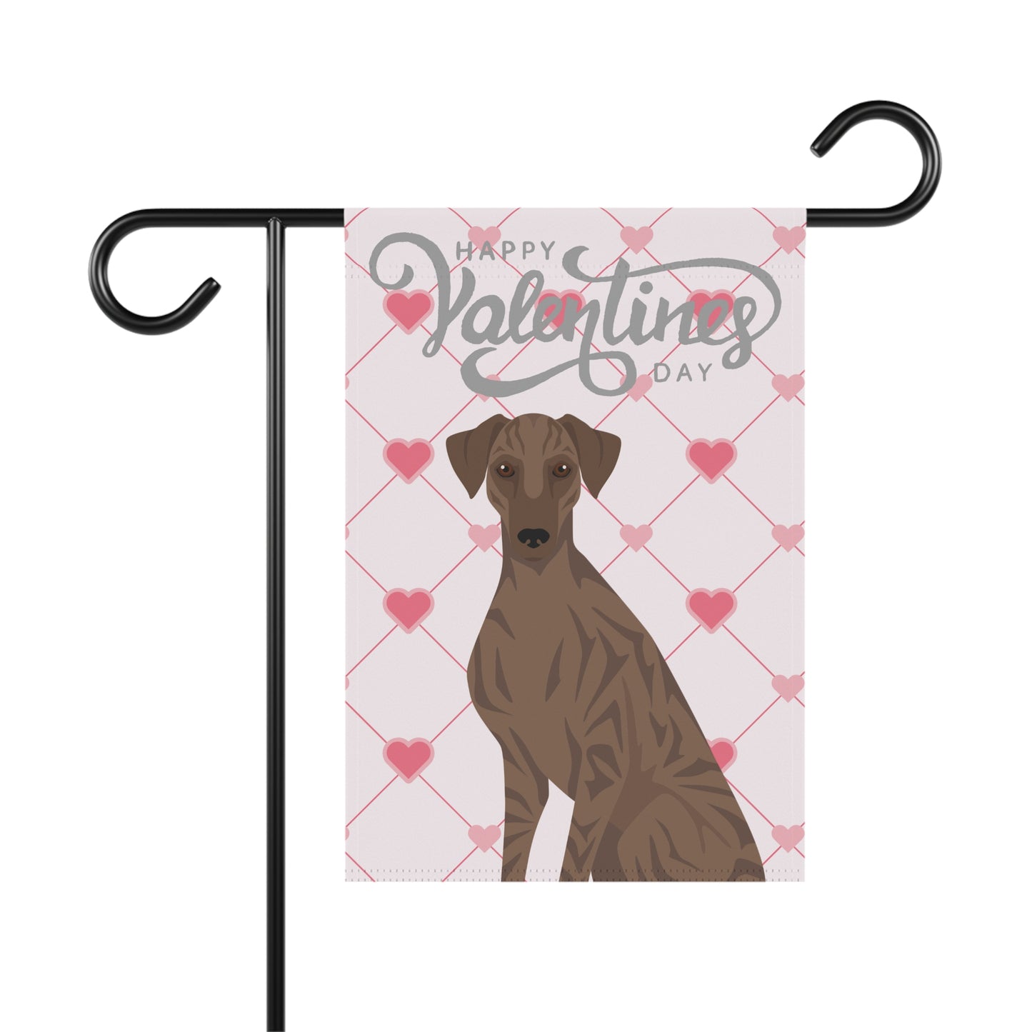 Sloughi Dog Valentines Day Garden Flag