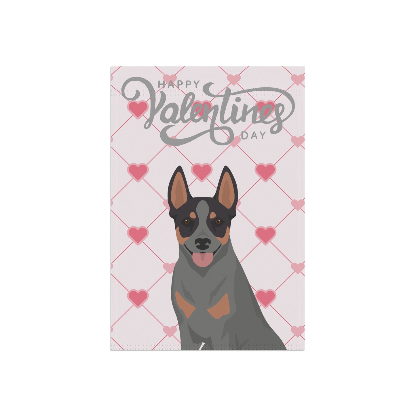 Australian Stumpy Tail Cattle Dog Valentine's Day Garden Flag