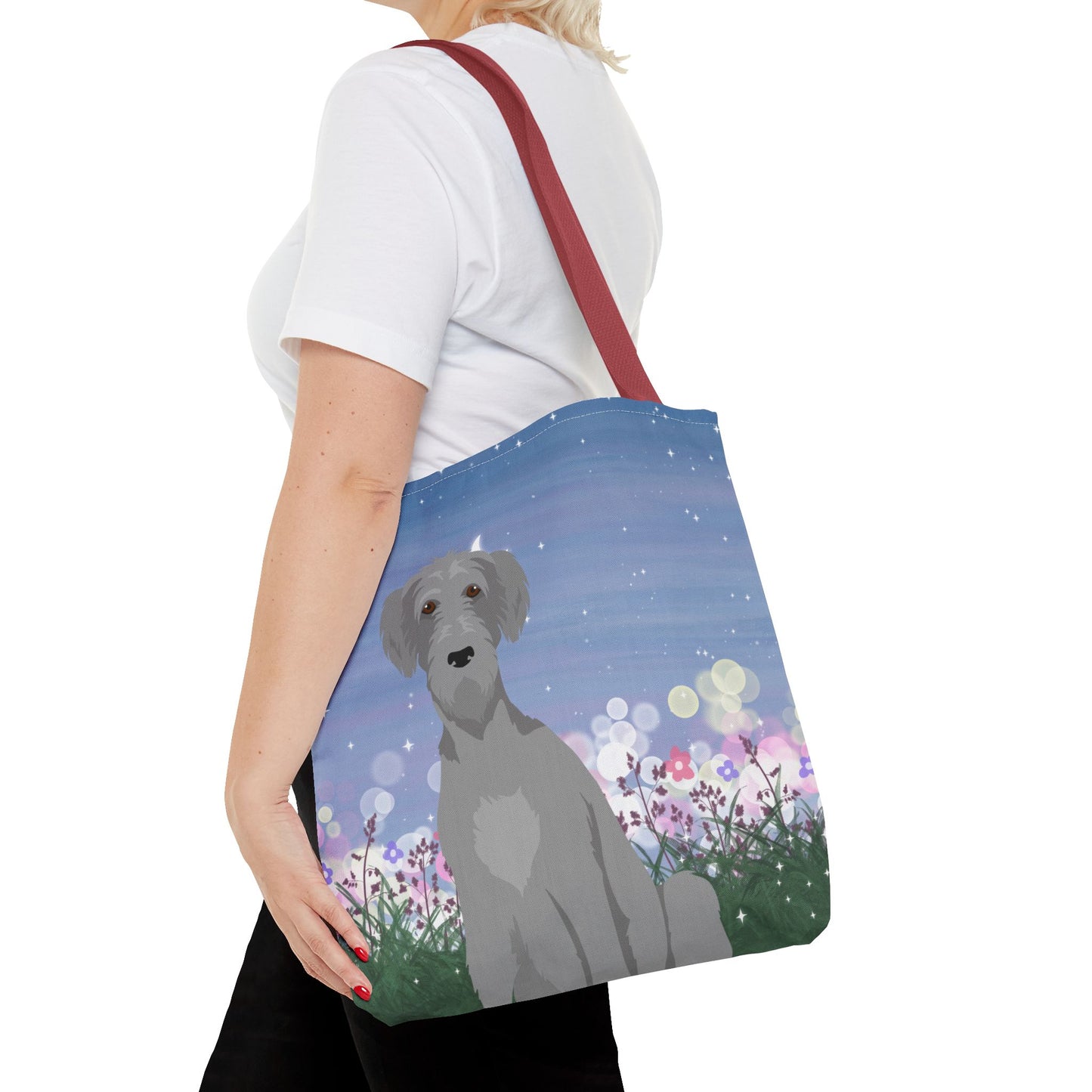 Irish Wolfhound Dog Tote Bag 16x16