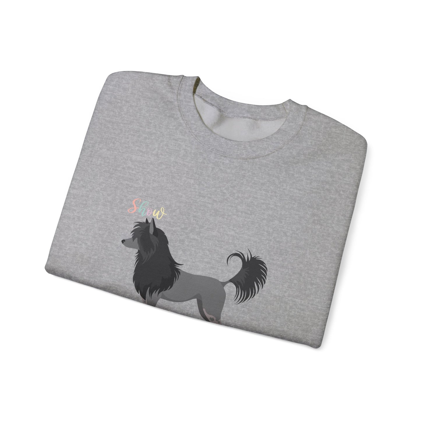 Chinese Crested Dog Dog Unisex Heavy Blend Crewneck Sweatshirt