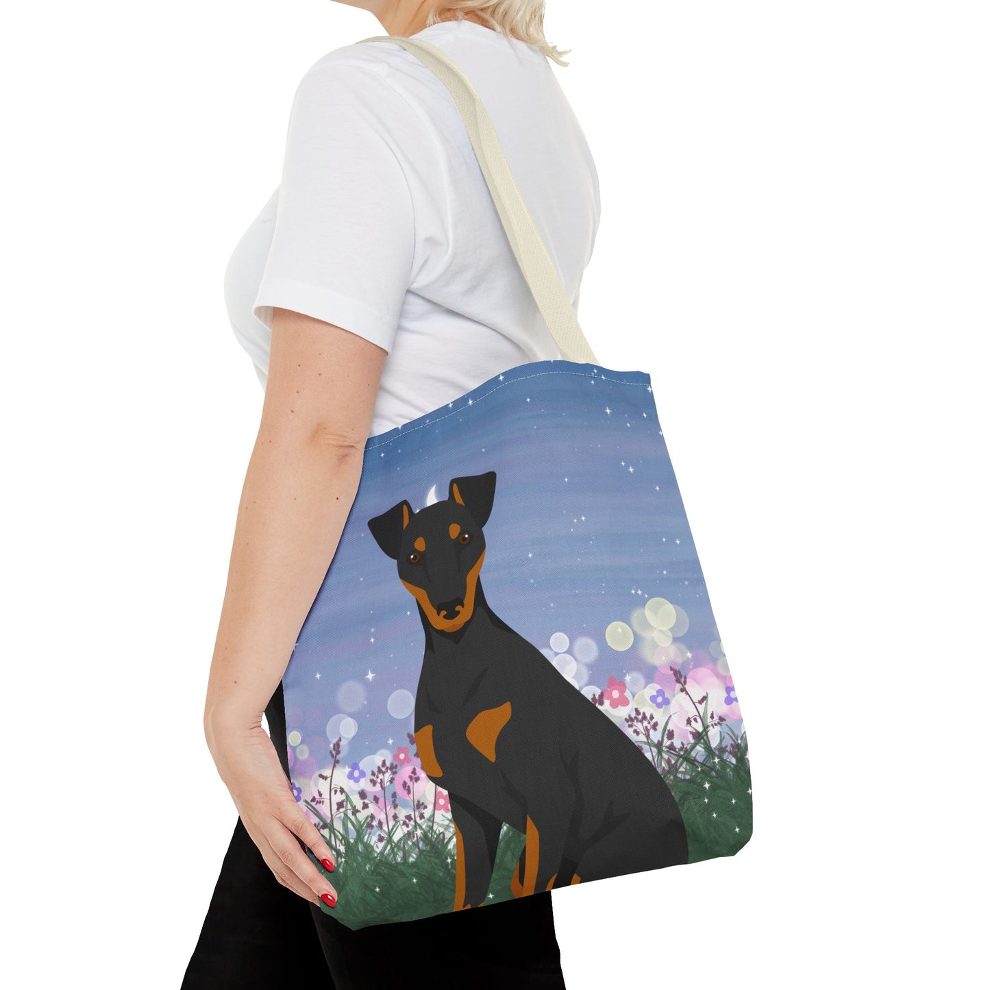 Manchester Terrier Dog Tote Bag 16x16