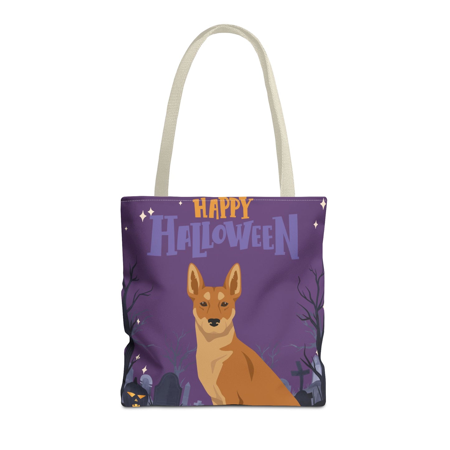 Carolina Dog Dog Happy Halloween Tote Bag 16x16