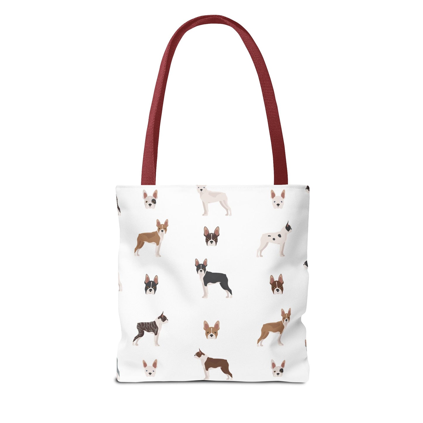 Boston Terrier Dog Tote Bag, Terrier Dog Mom Gift