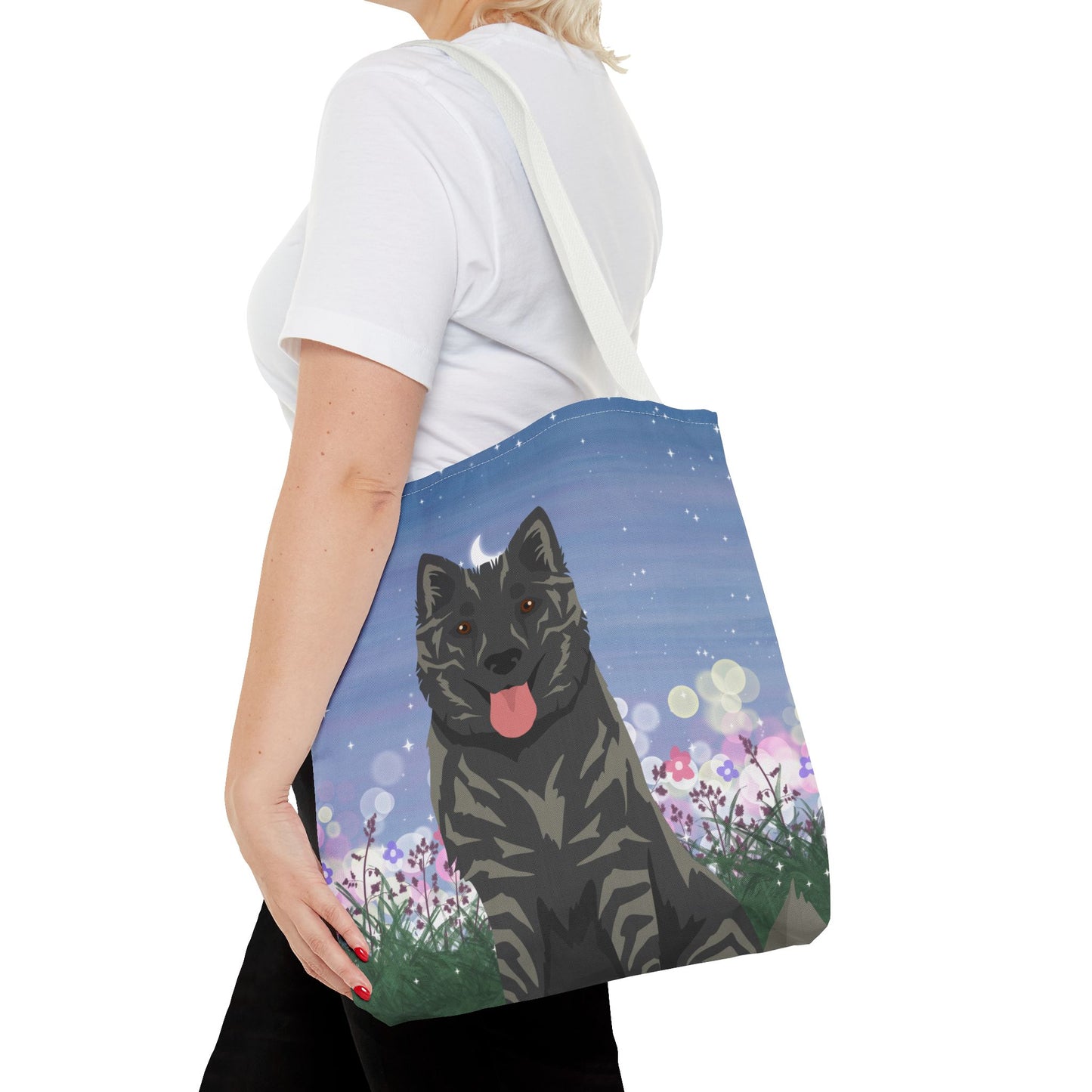 Kintamani Bail Dog Tote Bag 16x16