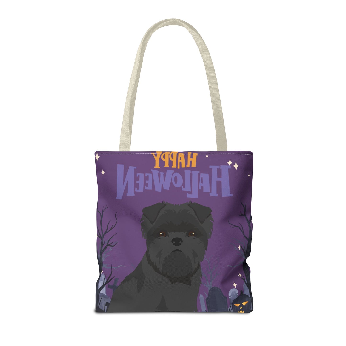 Affenpinscher Dog Happy Halloween Tote Bag 16x16