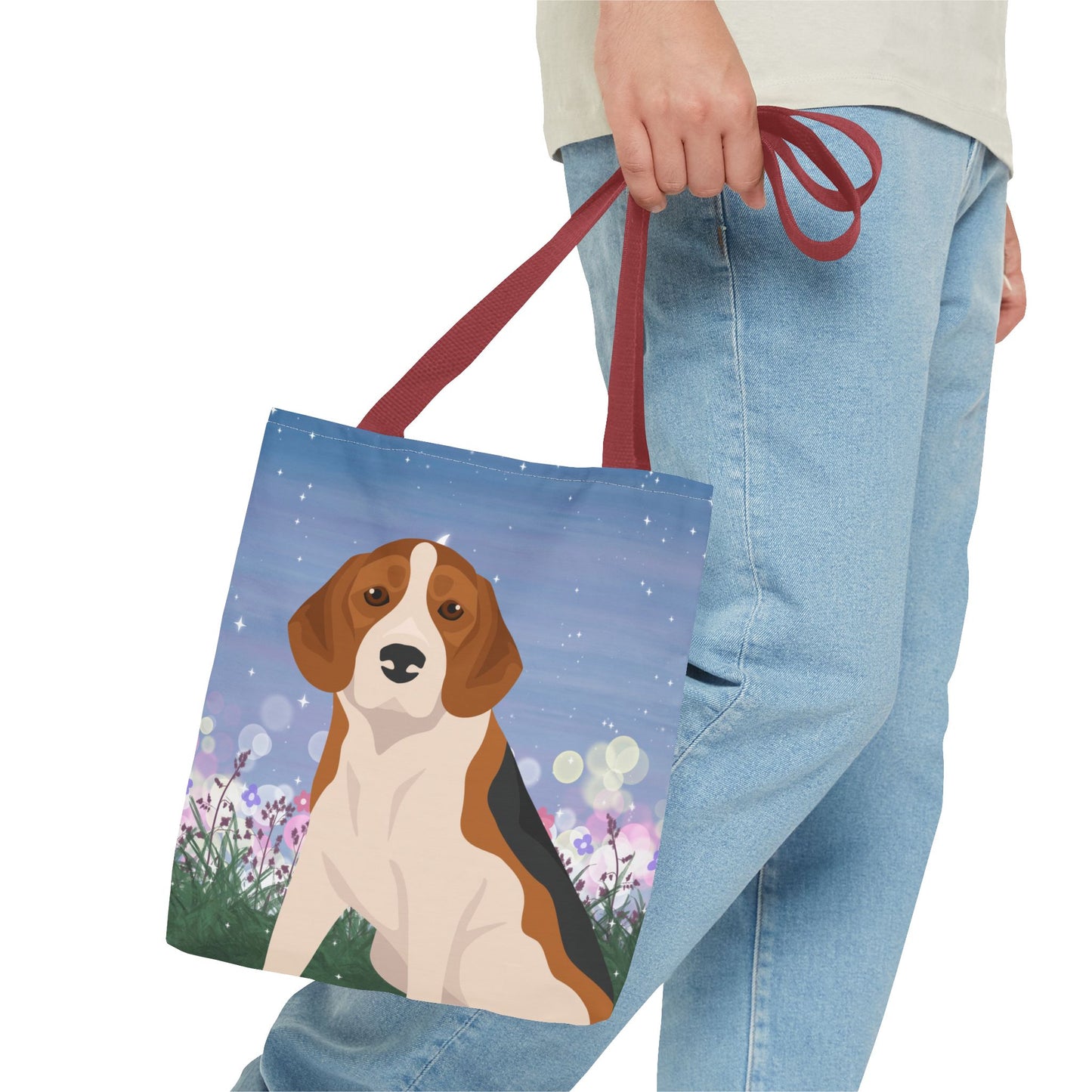 Beagle Dog Tote Bag 13x13