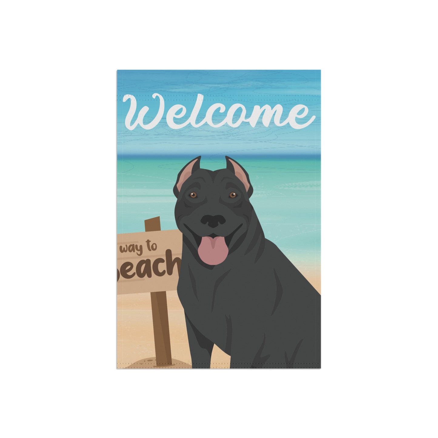 Pit Bull Dog Garden Flag