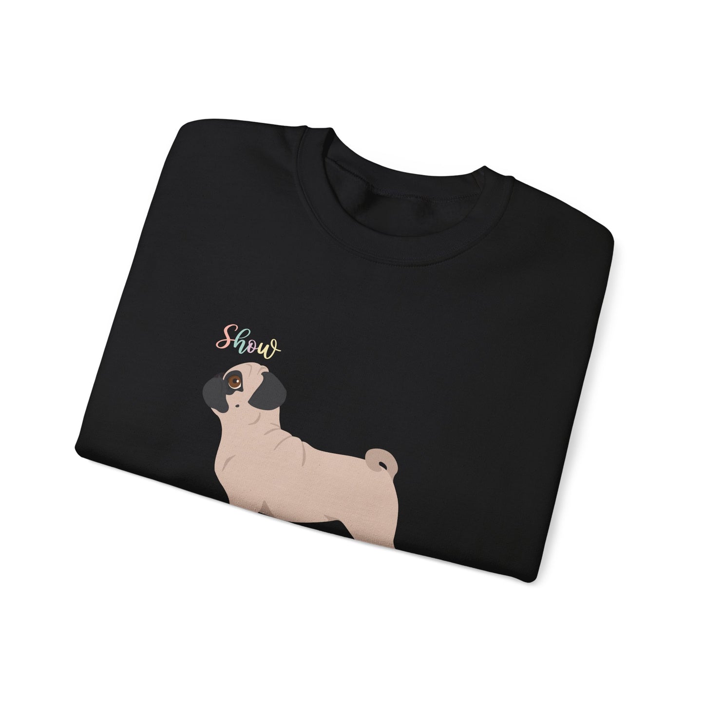 Pug Dog Unisex Heavy Blend Crewneck Sweatshirt