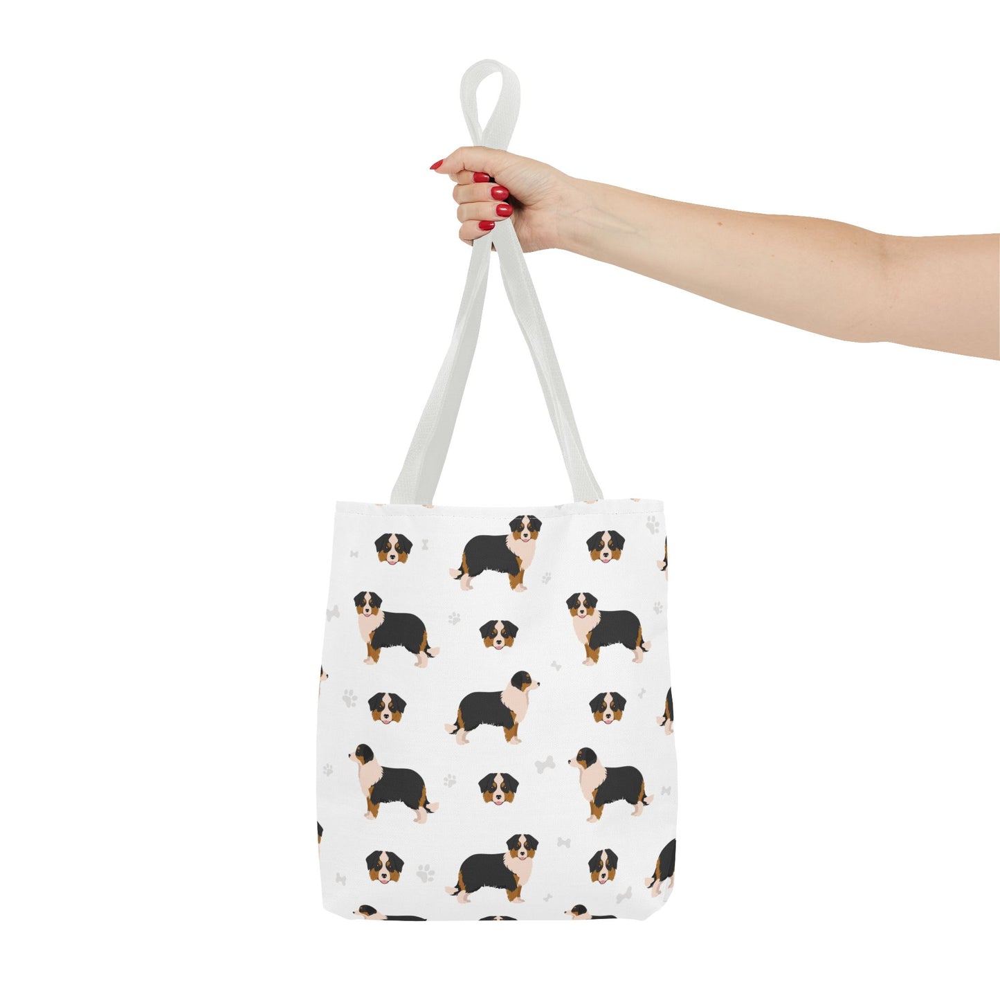 Miniature Australian Shepherd Dog Tote Bag, Aussie Dog Mom Gift