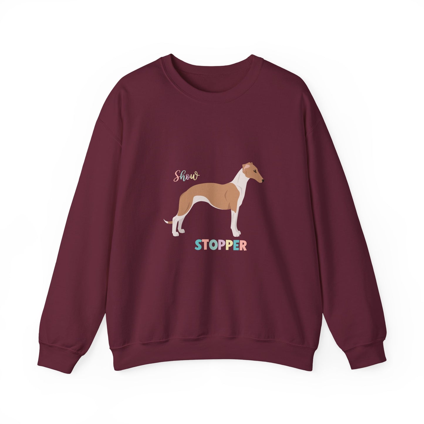 Whippet Dog Unisex Heavy Blend Crewneck Sweatshirt