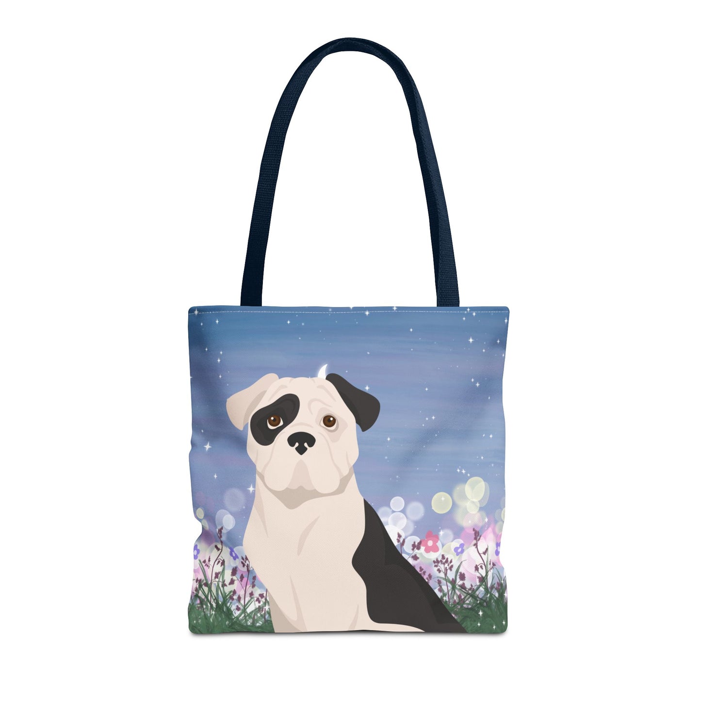 American Bulldog Dog Tote Bag 16x16