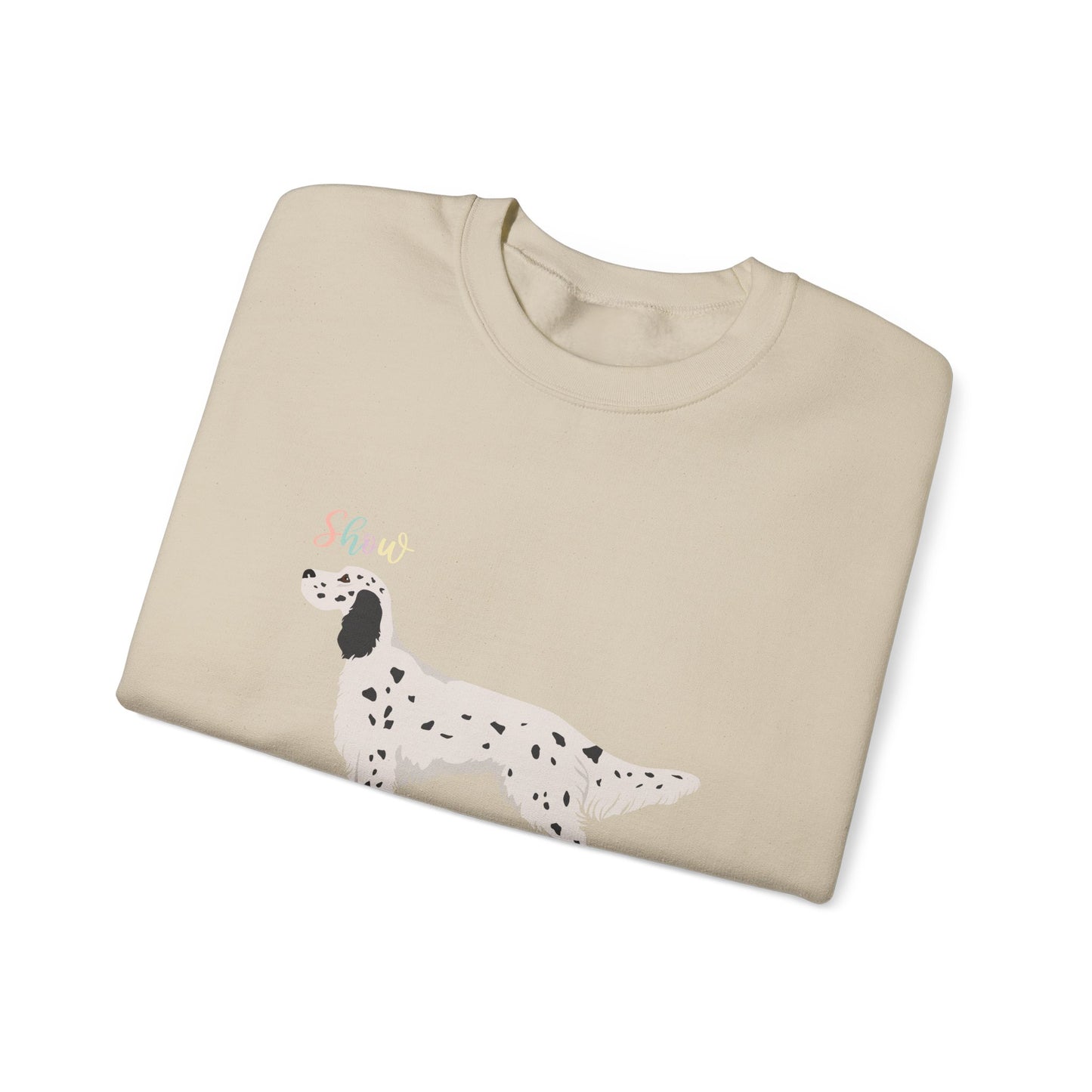 English Setter Dog Unisex Heavy Blend Crewneck Sweatshirt