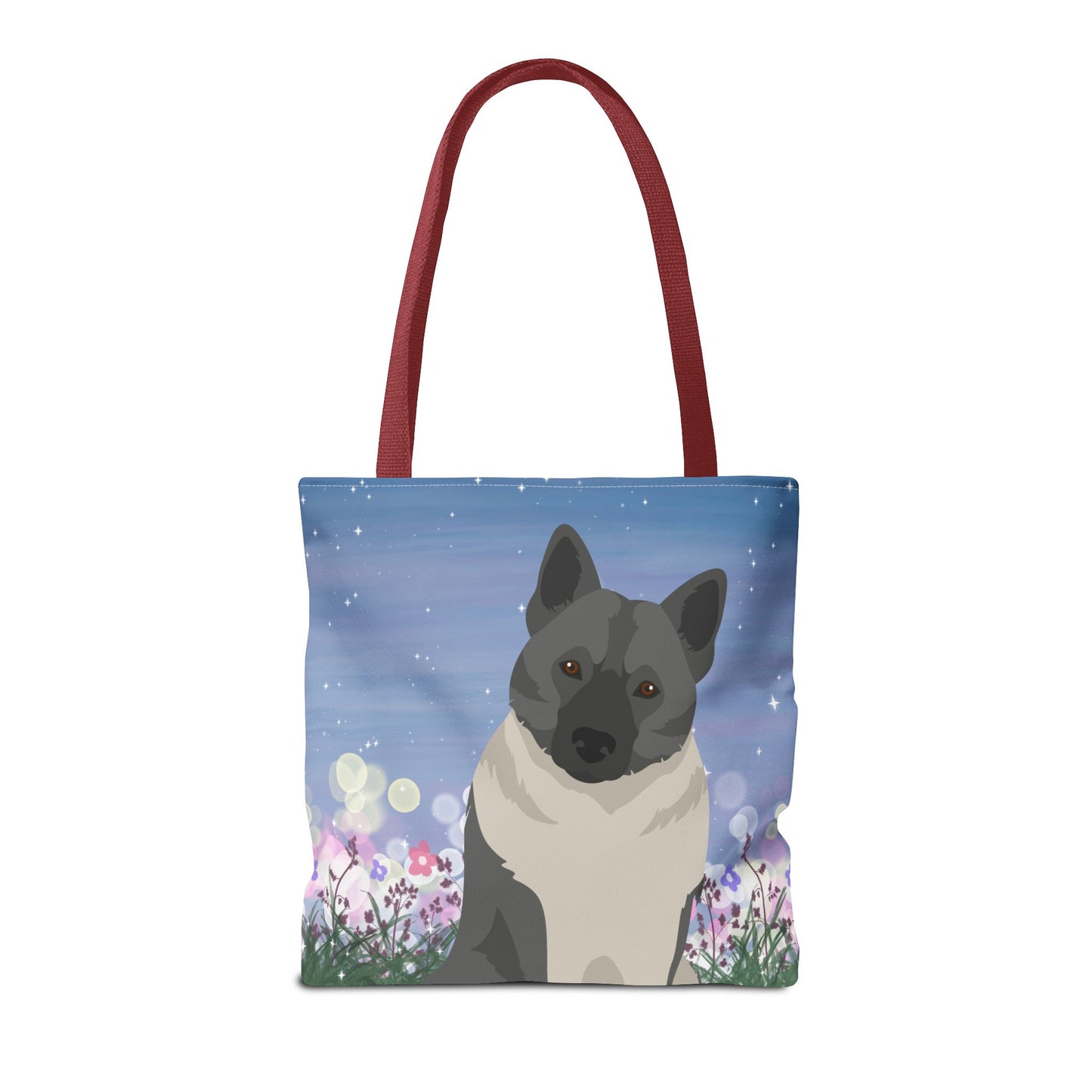 Norwegian Lundehund Dog Tote Bag 16x16