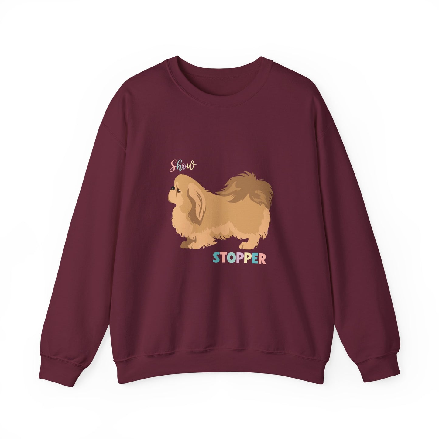 Pekingese Dog Unisex Heavy Blend Crewneck Sweatshirt