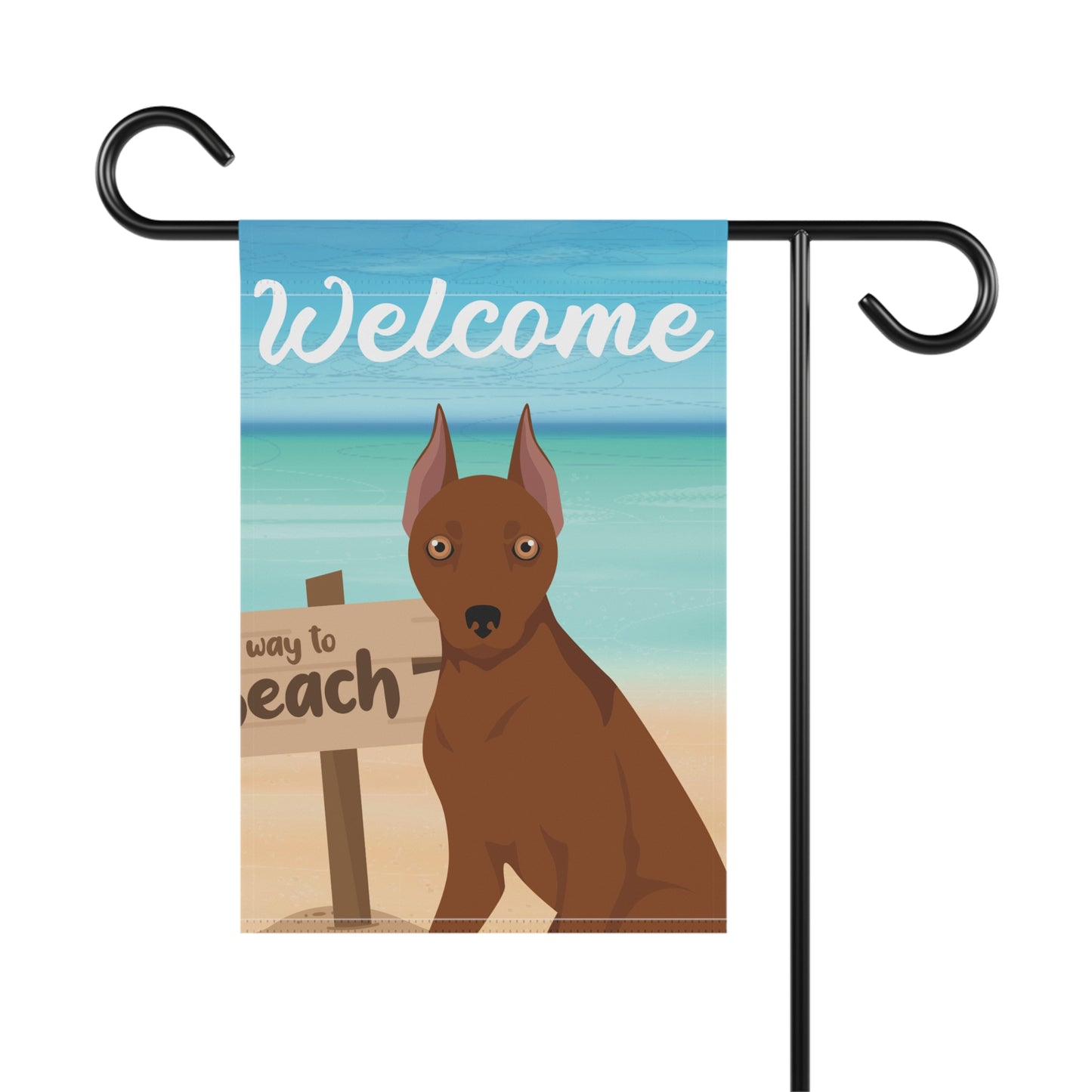 Miniature Pinscher Dog Garden Flag