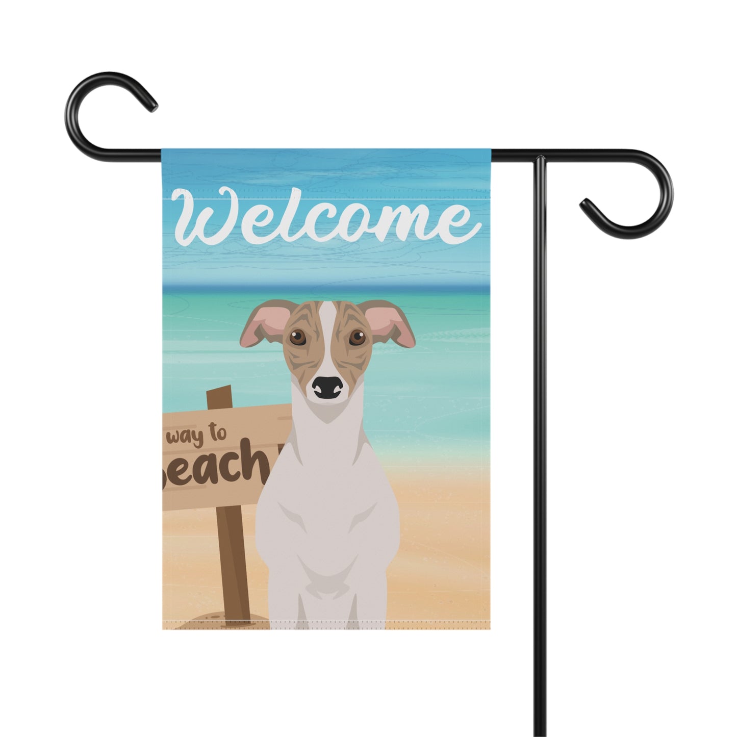 Whippet Dog Garden Flag