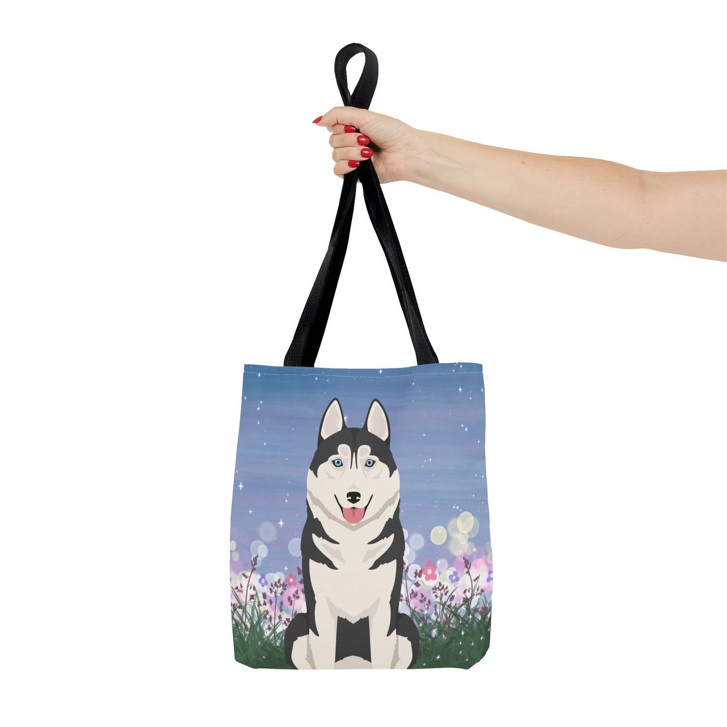 Siberian Husky Dog Tote Bag 13x13