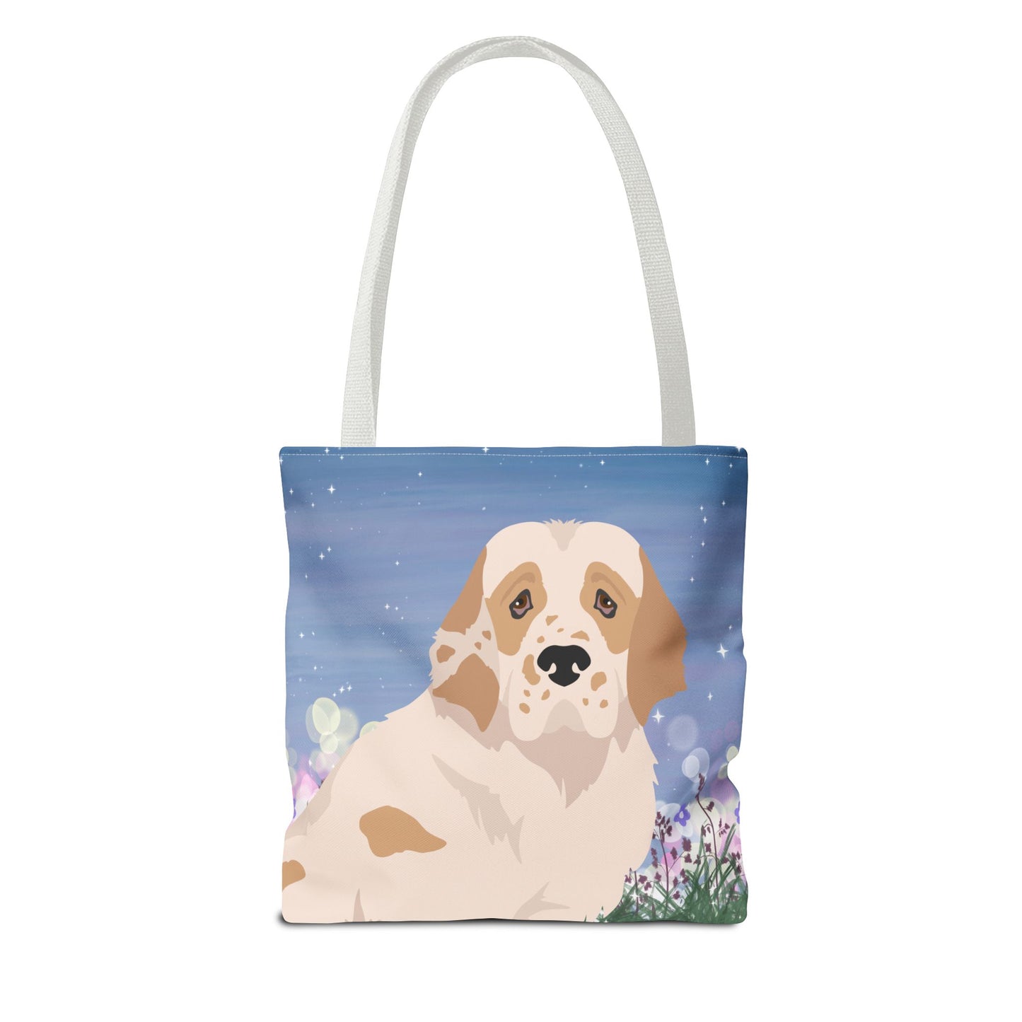 Clumber Spaniel Dog Tote Bag 13x13
