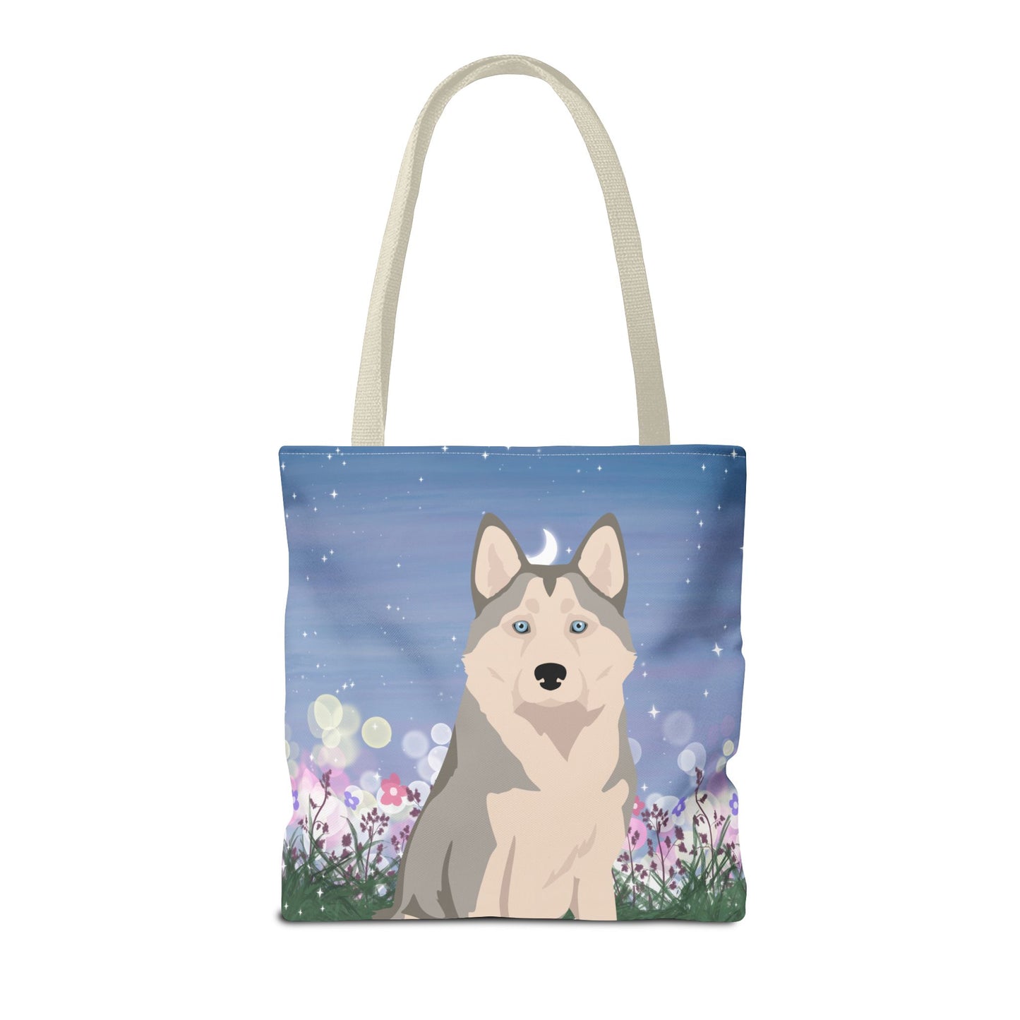 Alaskan Husky Dog Tote Bag 16x16