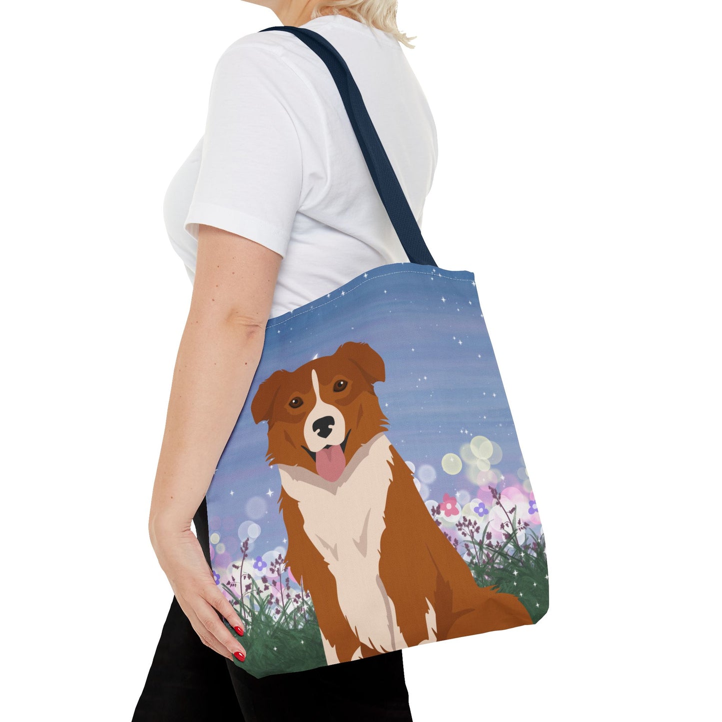English Shepherd Dog Tote Bag 16x16