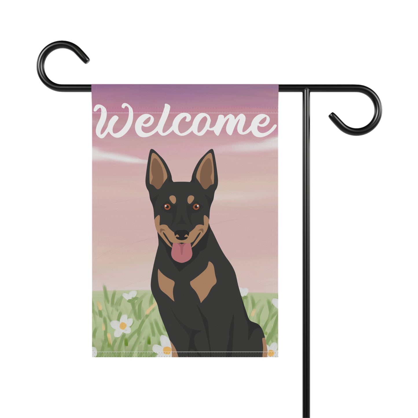 Australian Kelpie Dog Welcome Garden Flag