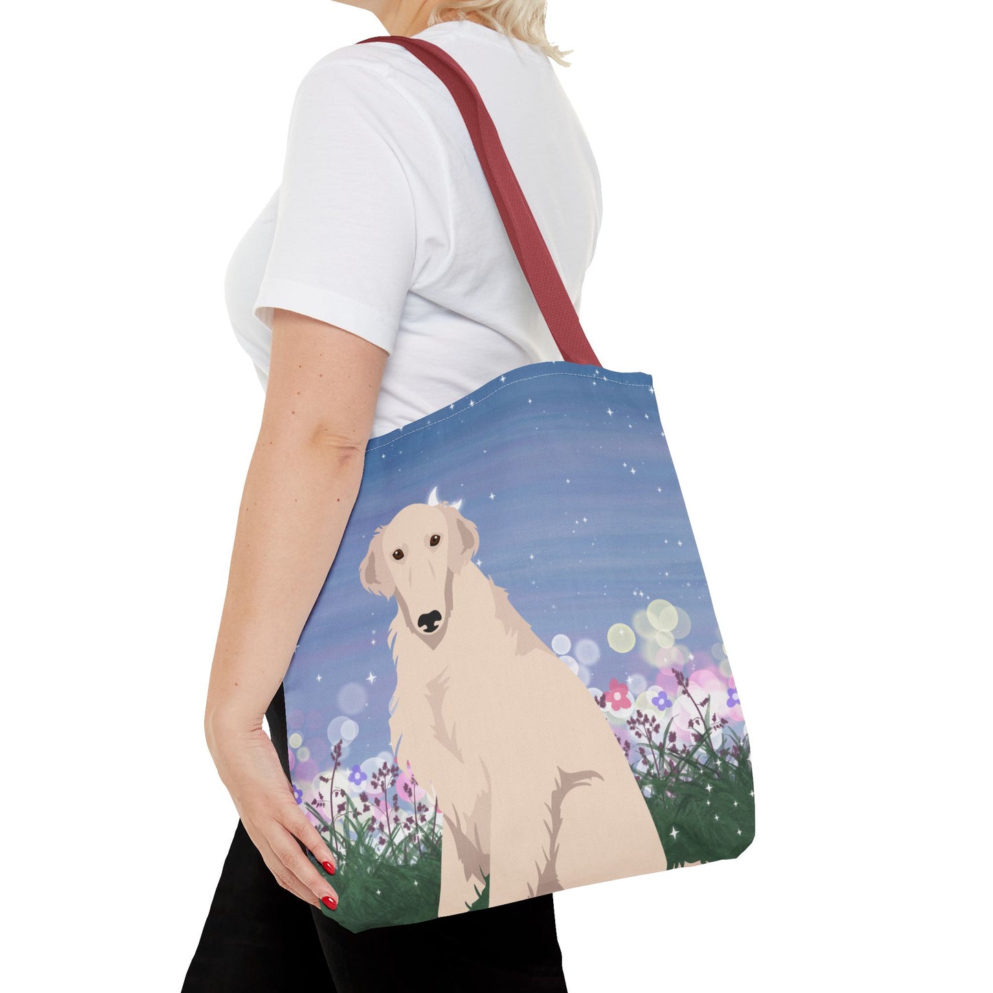 Borzoi Dog Tote Bag 16x16
